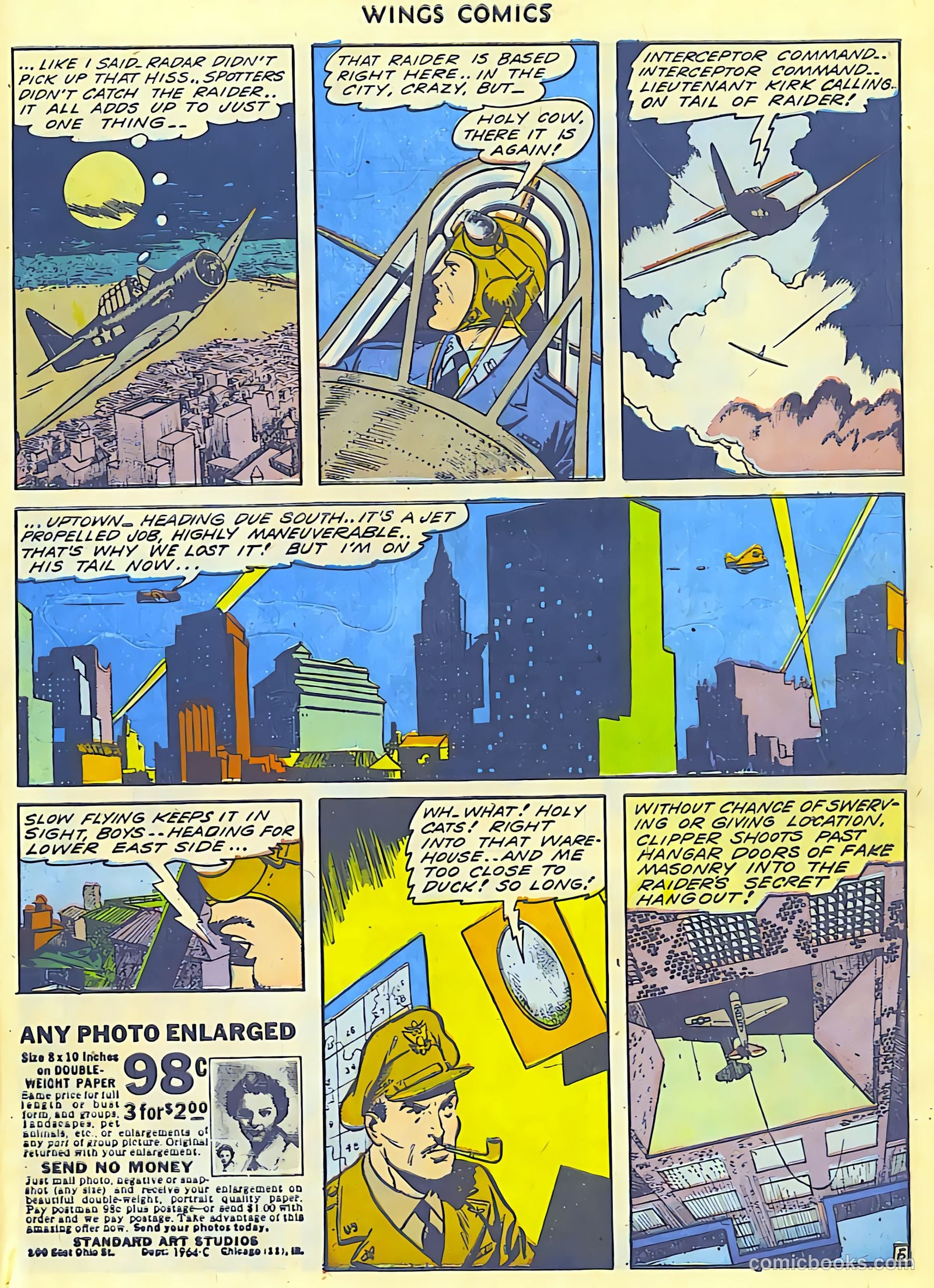 Wings Comics #43 (1944) — page 55 of 60