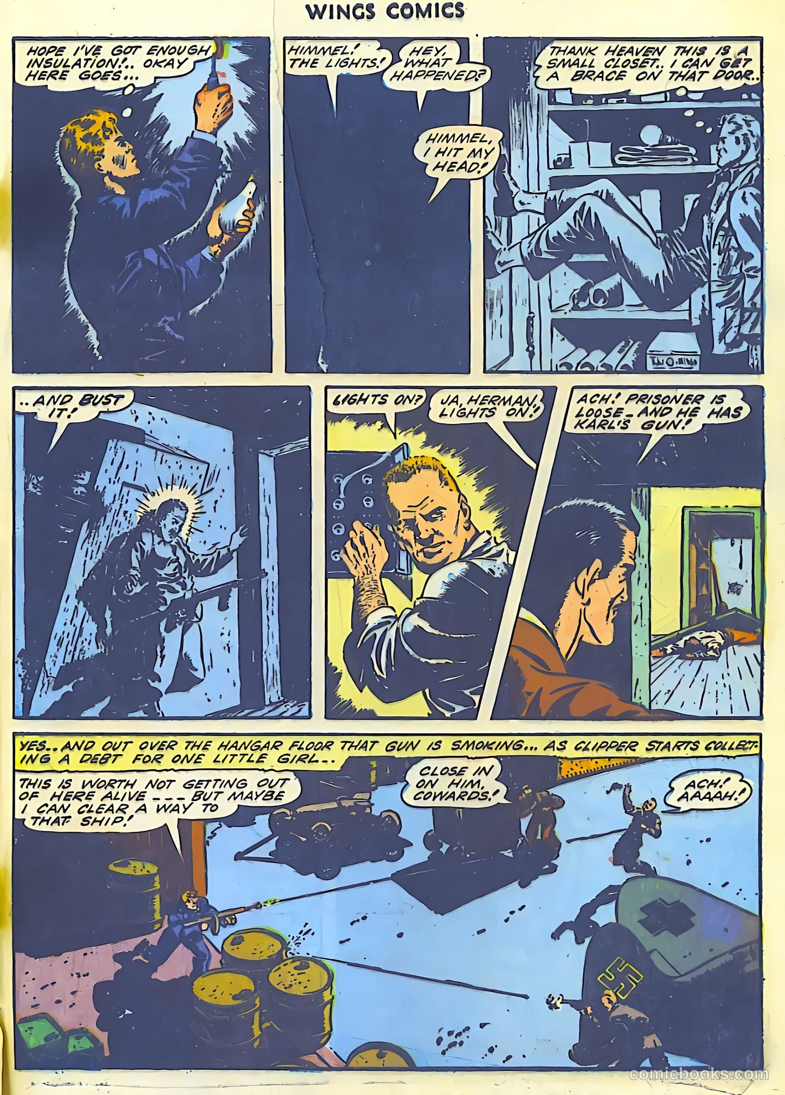 Wings Comics #43 (1944) — page 57 of 60