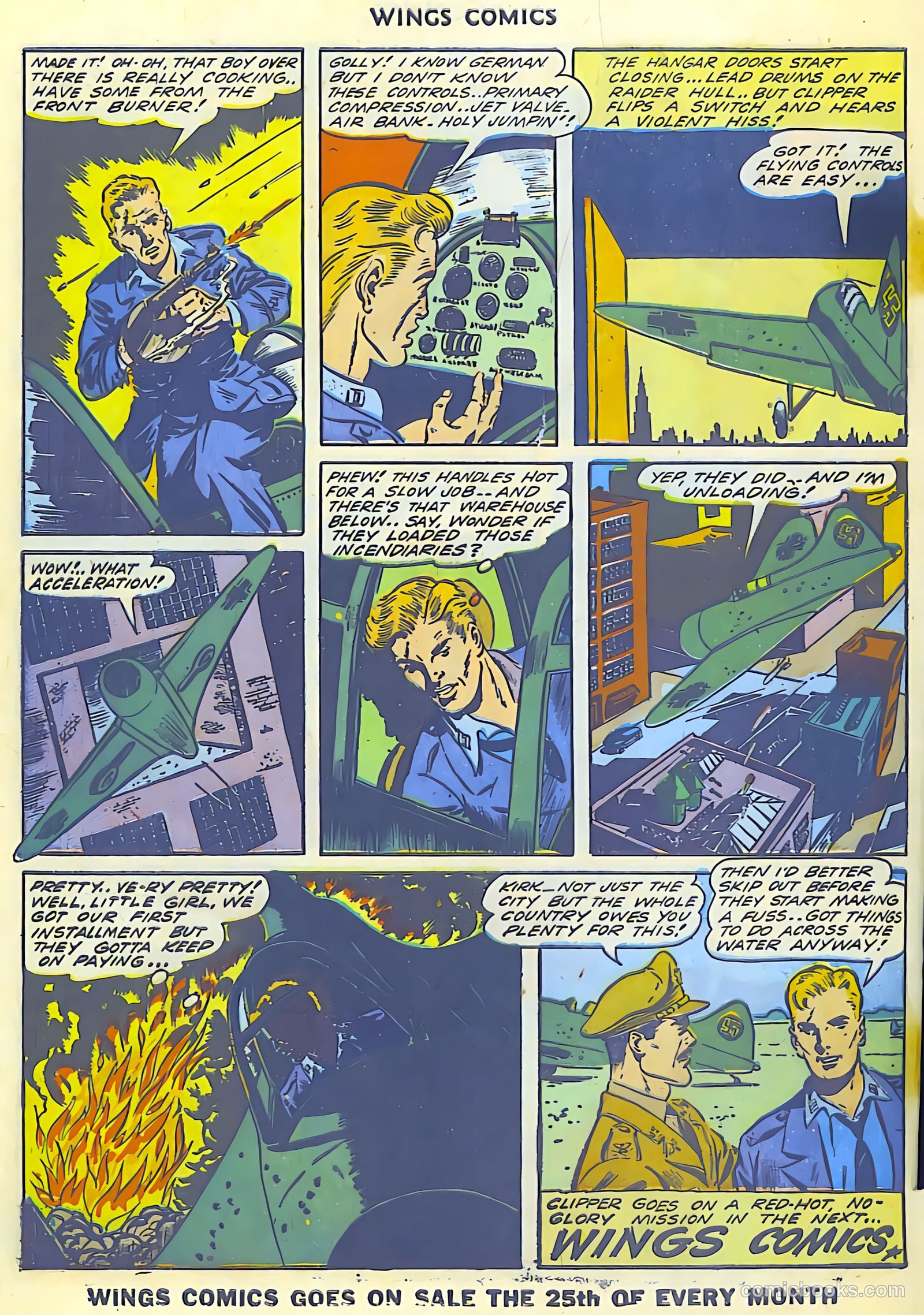 Wings Comics #43 (1944) — page 58 of 60