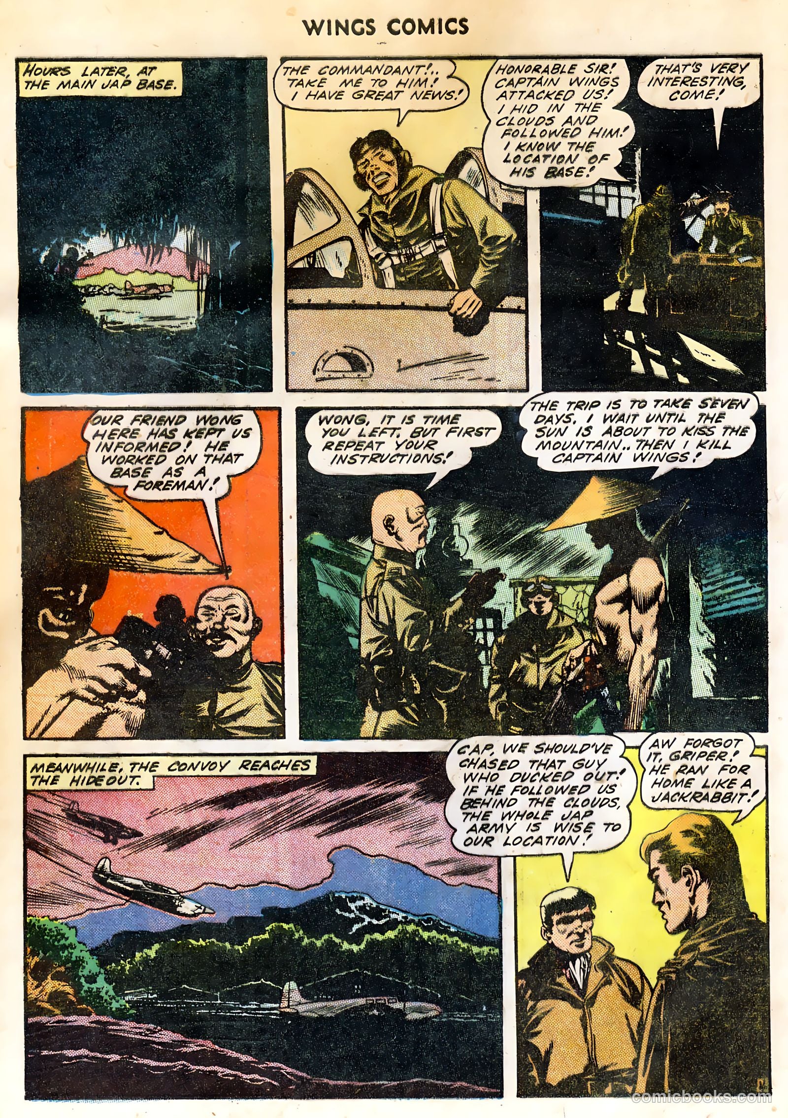 Wings Comics #44 (1944) — page 6 of 52