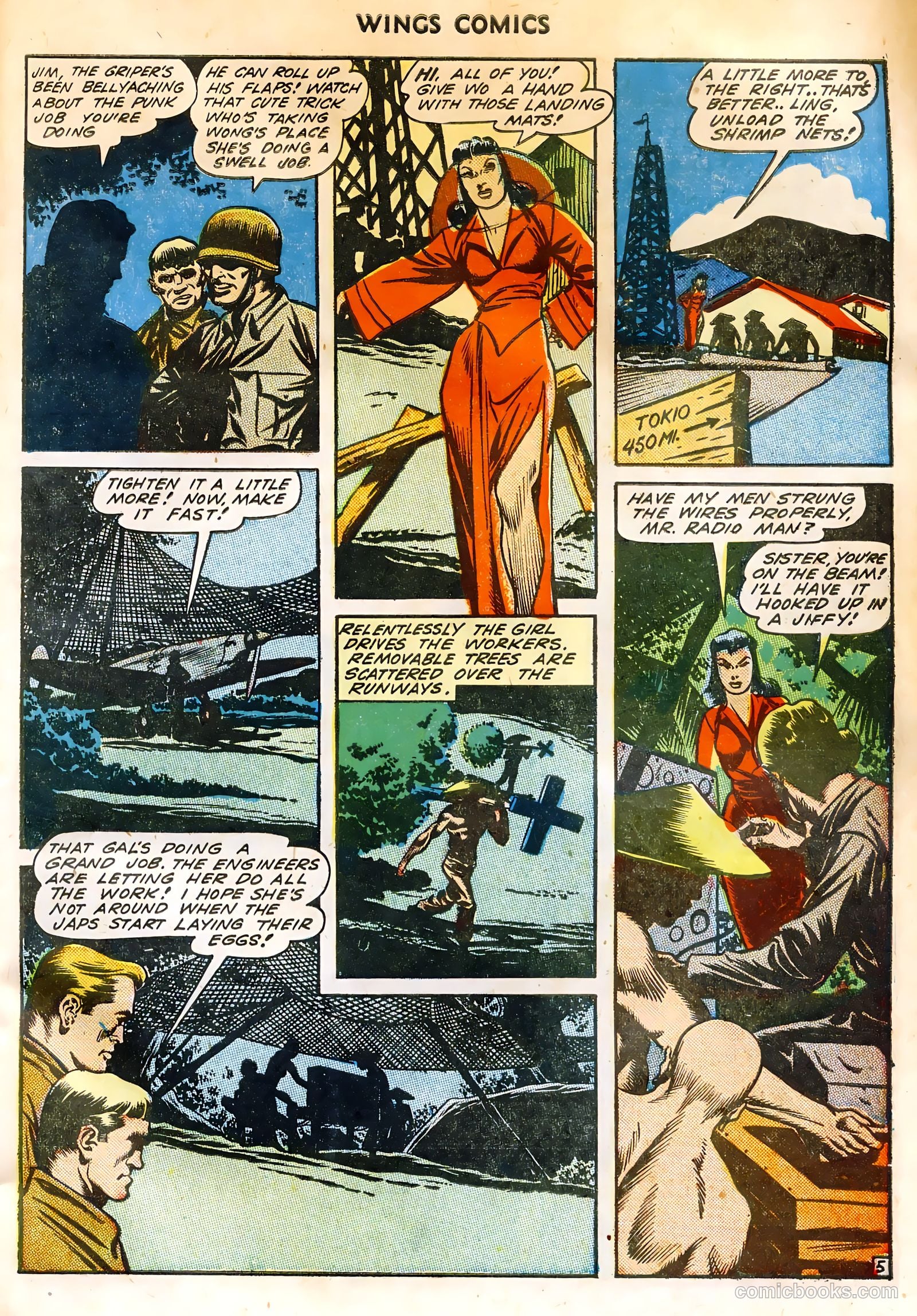 Wings Comics #44 (1944) — page 7 of 52