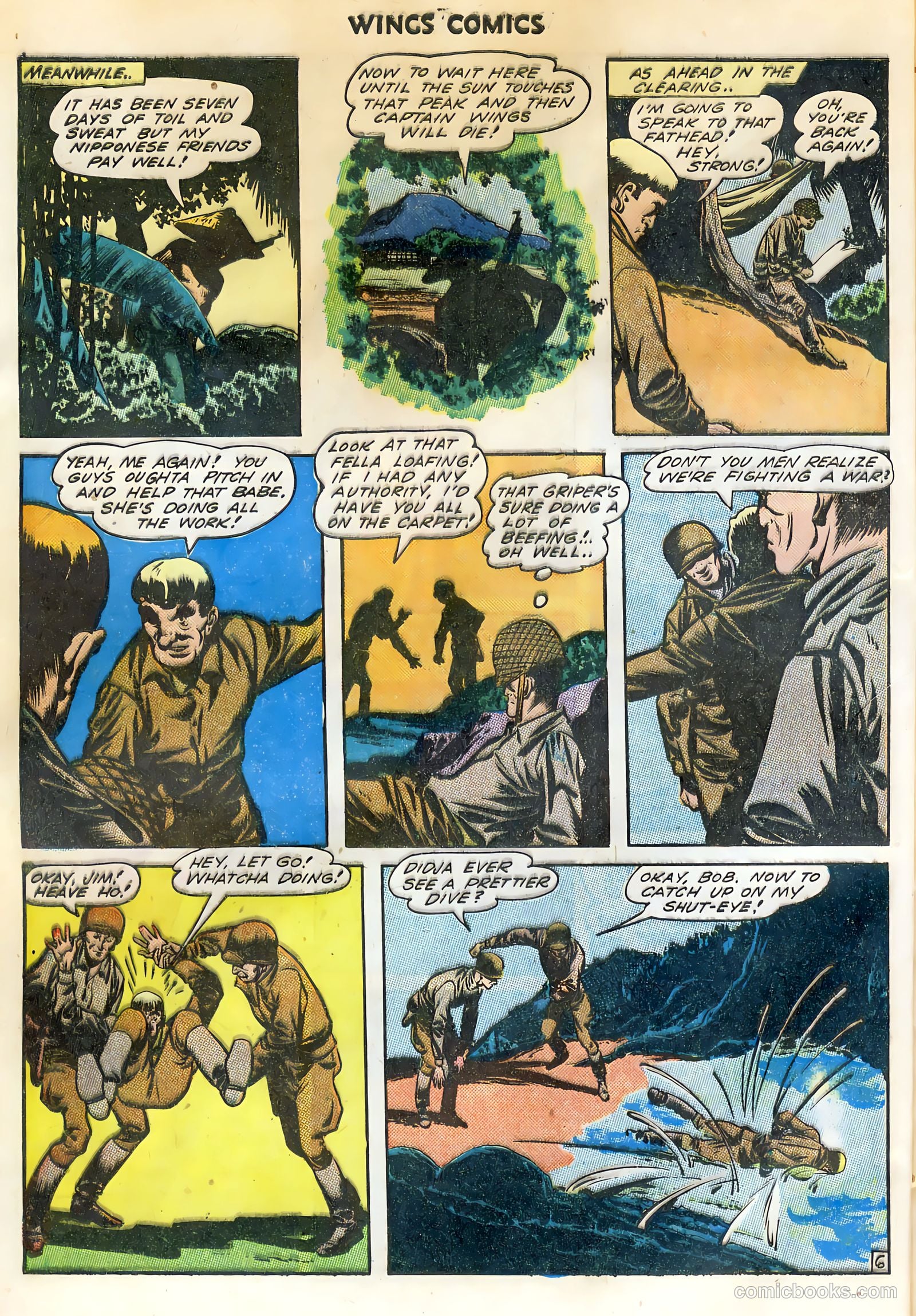Wings Comics #44 (1944) — page 8 of 52