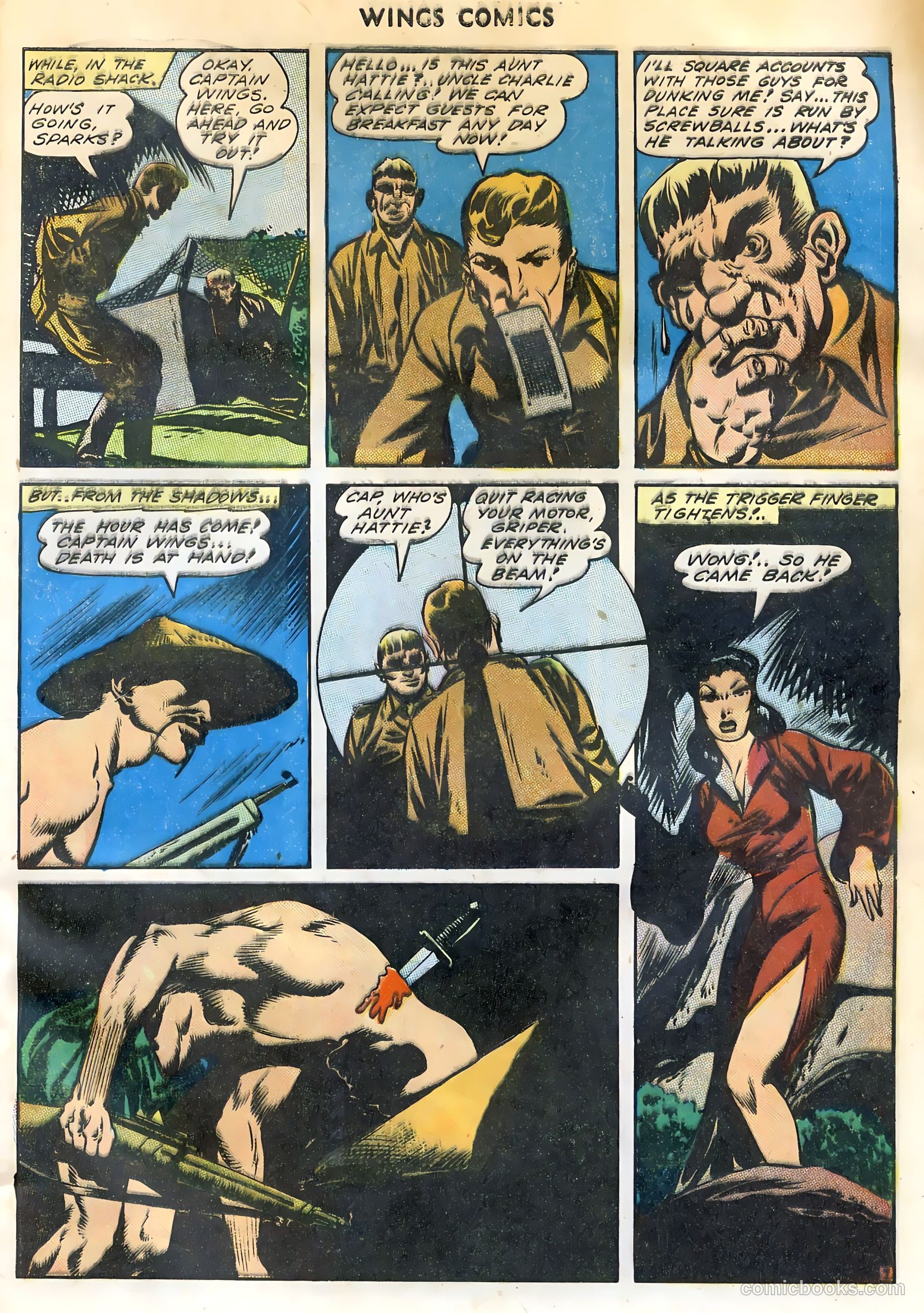 Wings Comics #44 (1944) — page 9 of 52