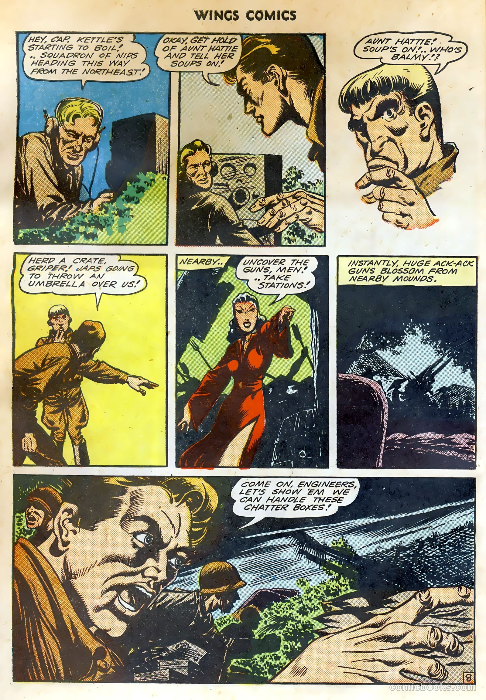 Wings Comics #44 (1944) — page 10 of 52