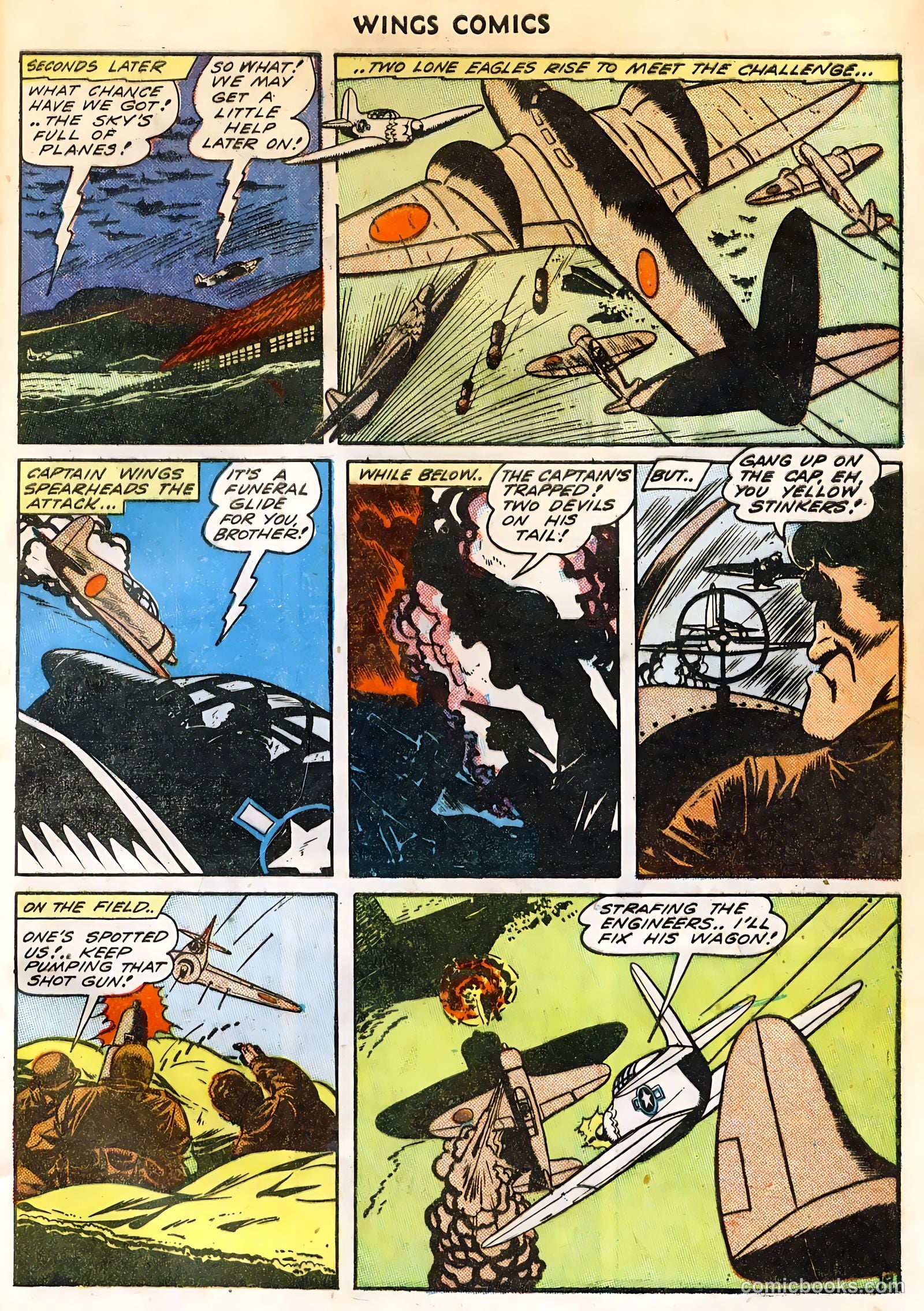 Wings Comics #44 (1944) — page 11 of 52