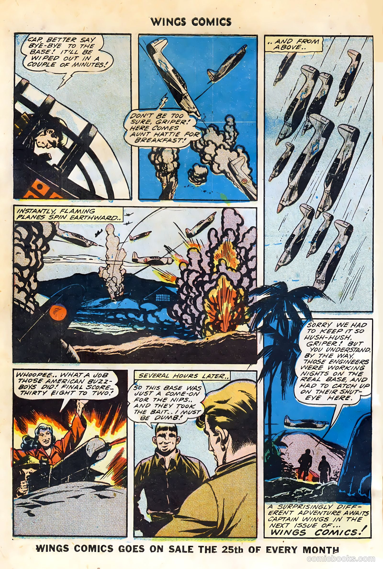 Wings Comics #44 (1944) — page 12 of 52