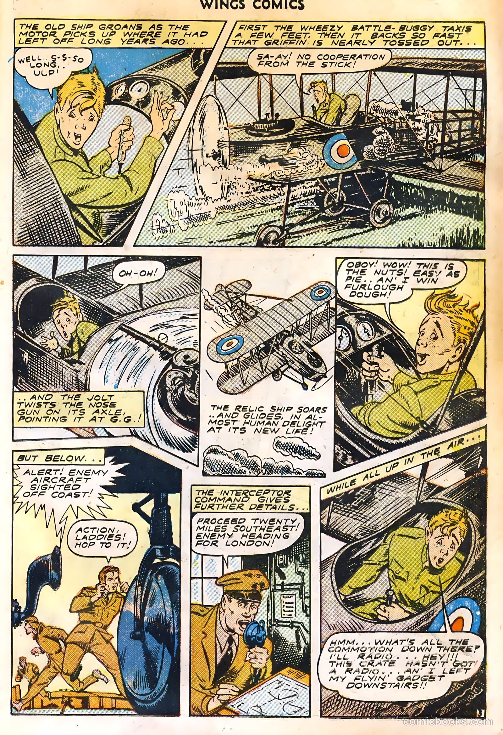 Wings Comics #44 (1944) — page 15 of 52
