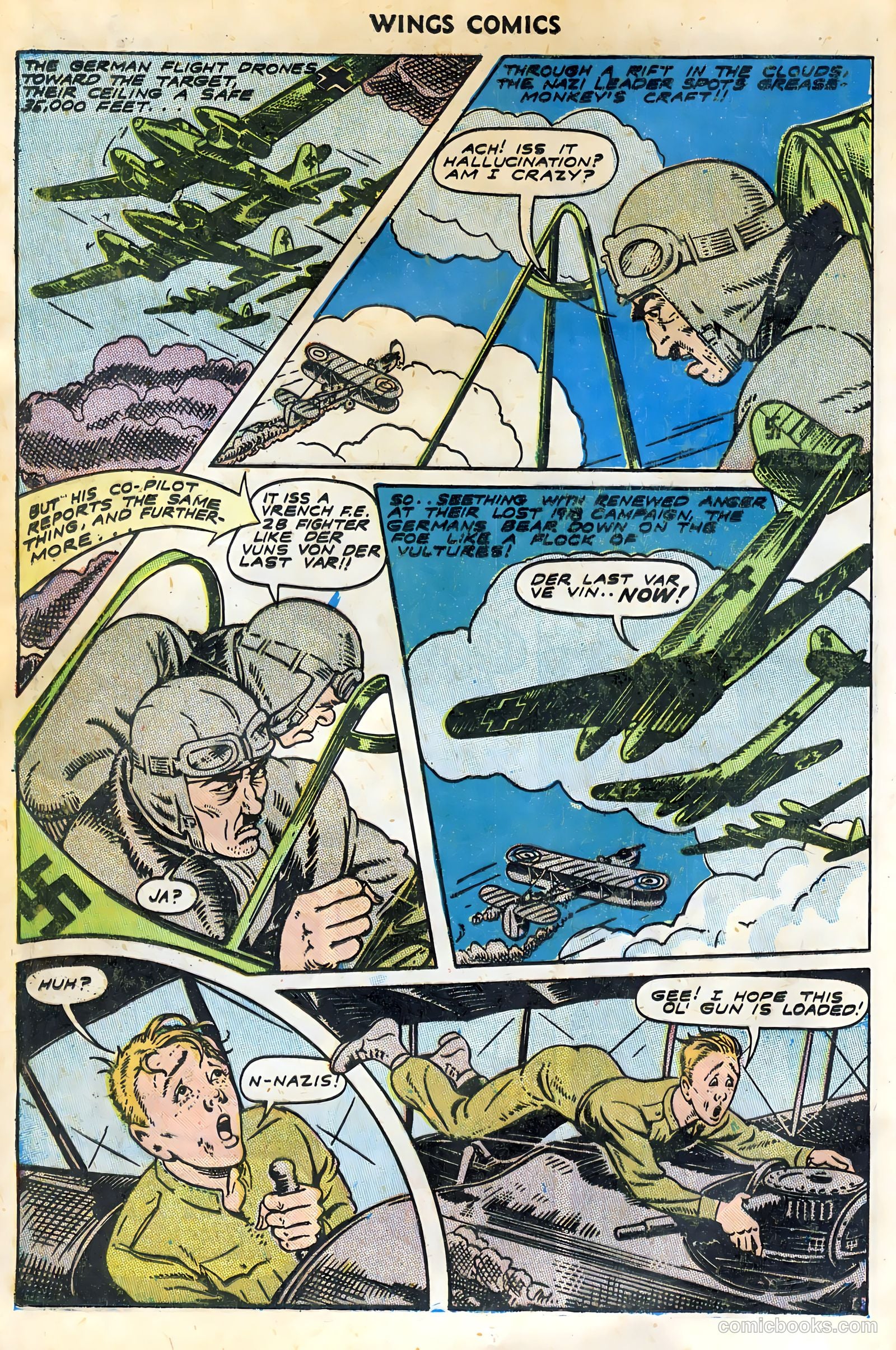 Wings Comics #44 (1944) — page 16 of 52