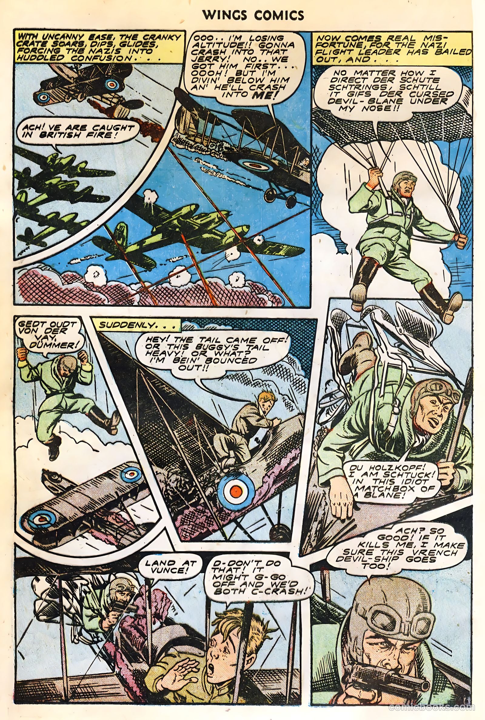 Wings Comics #44 (1944) — page 18 of 52