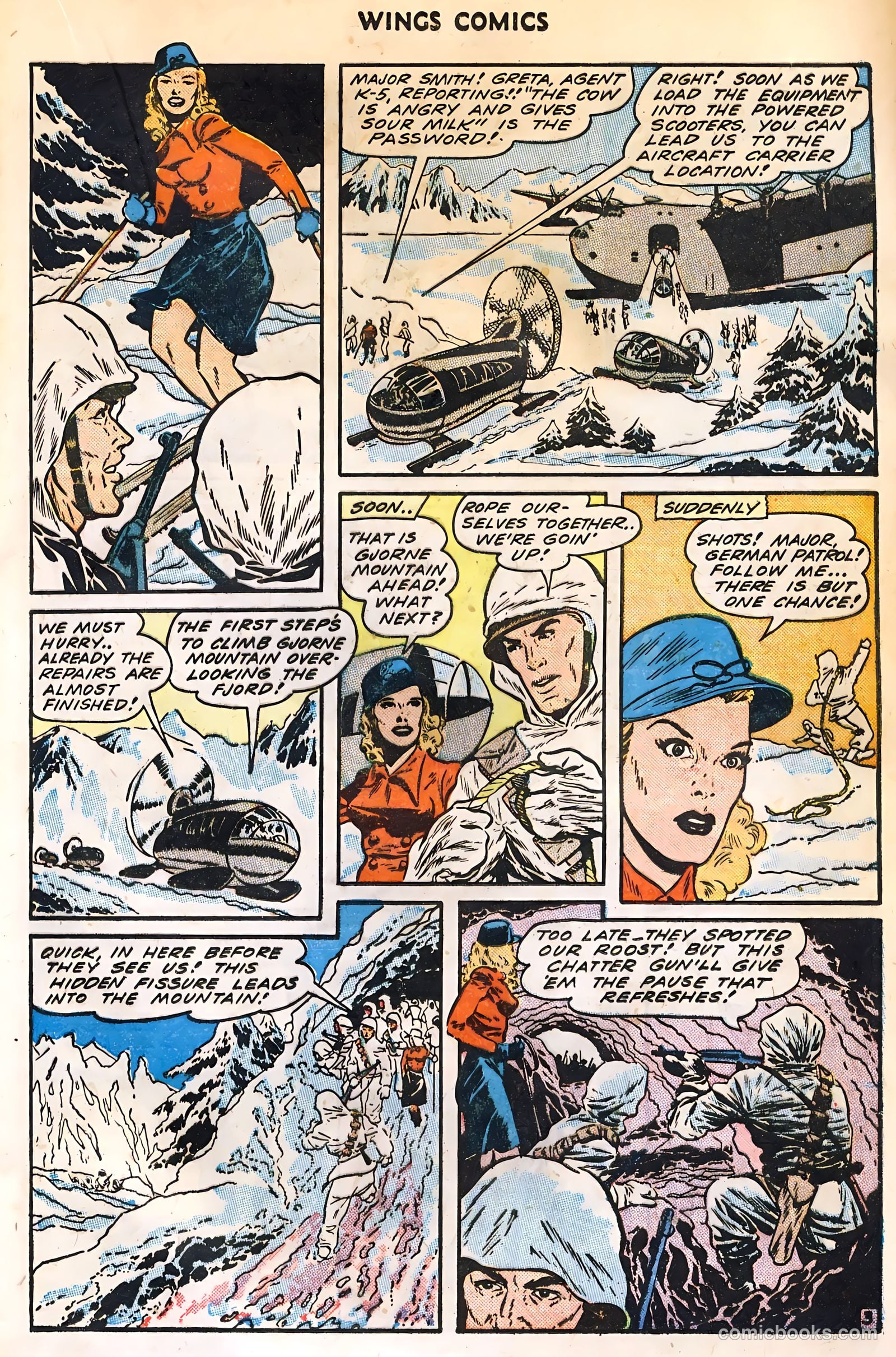 Wings Comics #44 (1944) — page 23 of 52