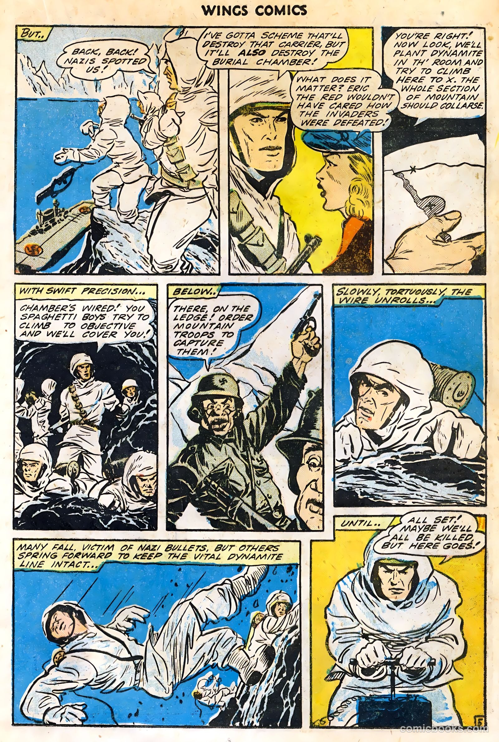 Wings Comics #44 (1944) — page 25 of 52