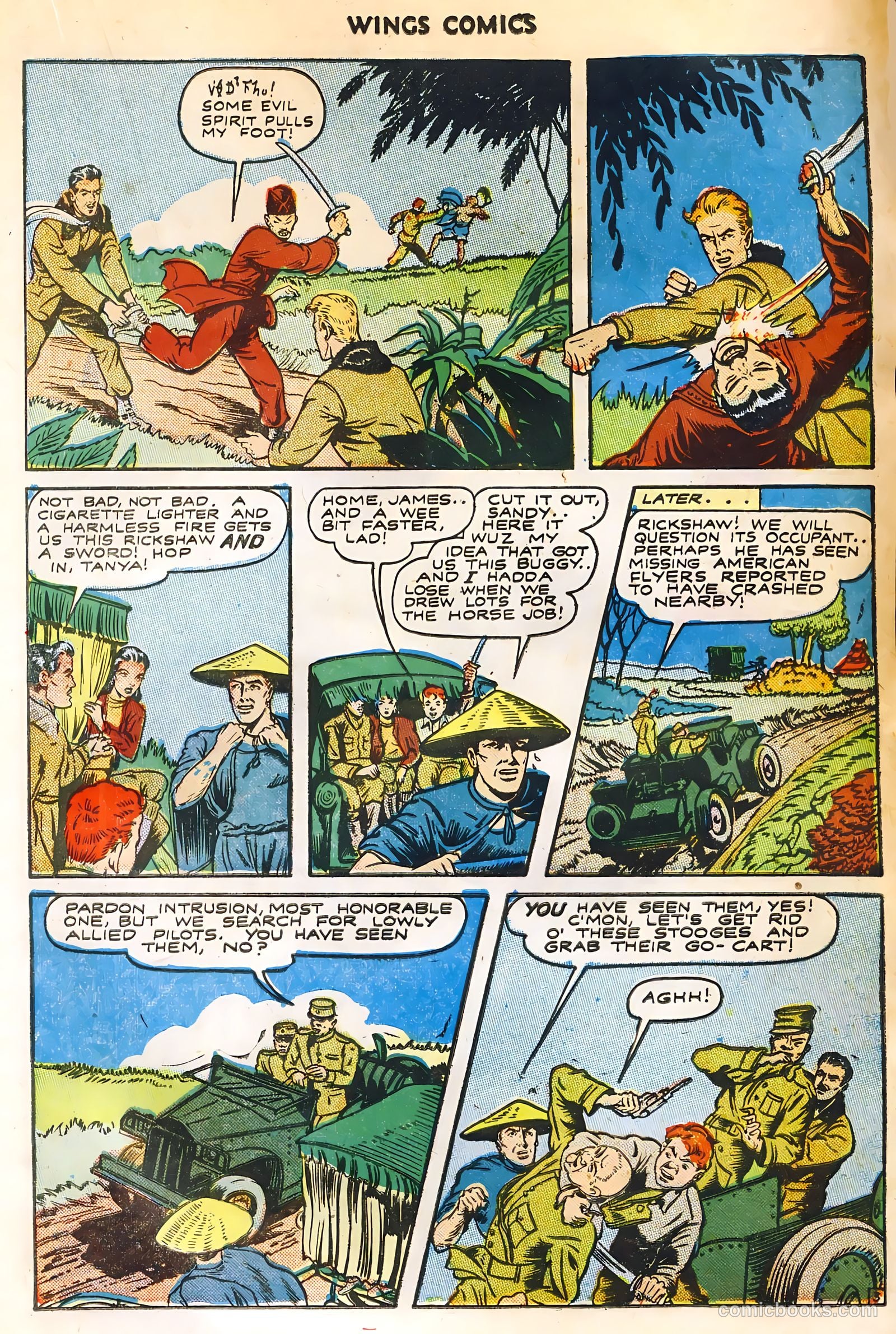 Wings Comics #44 (1944) — page 31 of 52