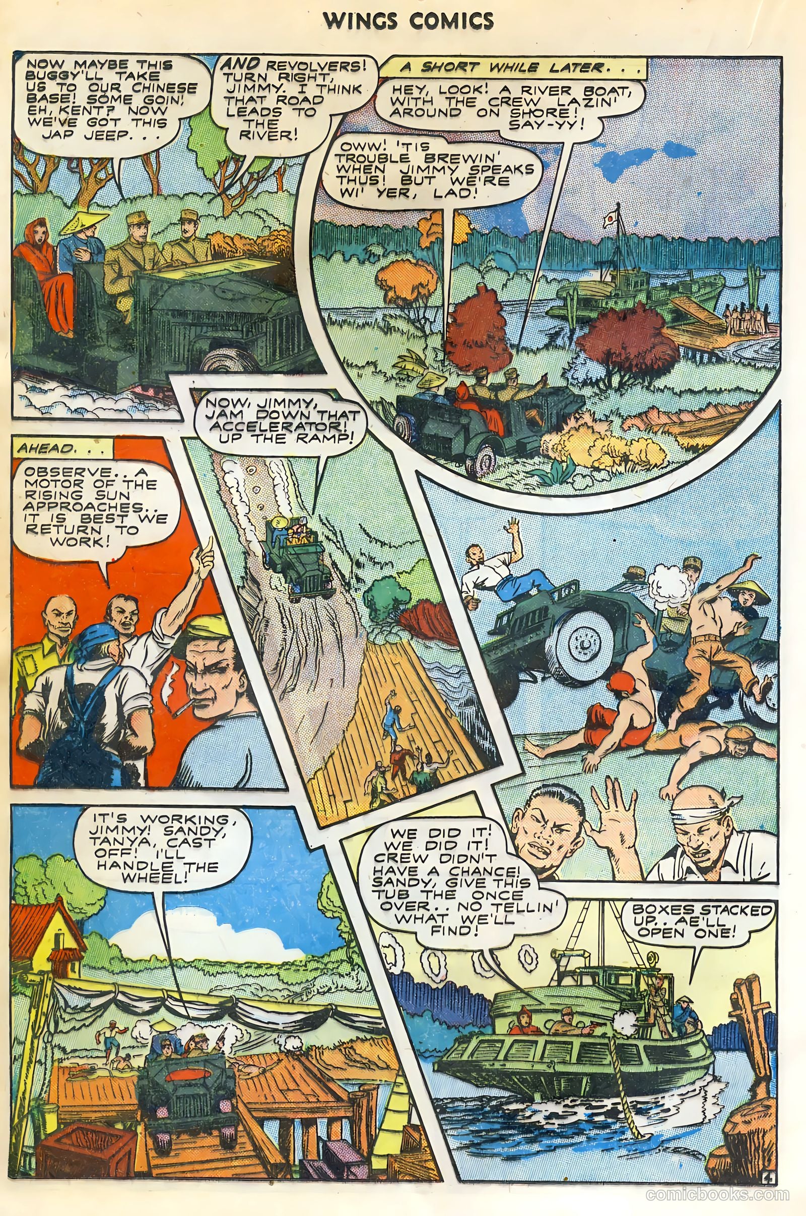 Wings Comics #44 (1944) — page 32 of 52