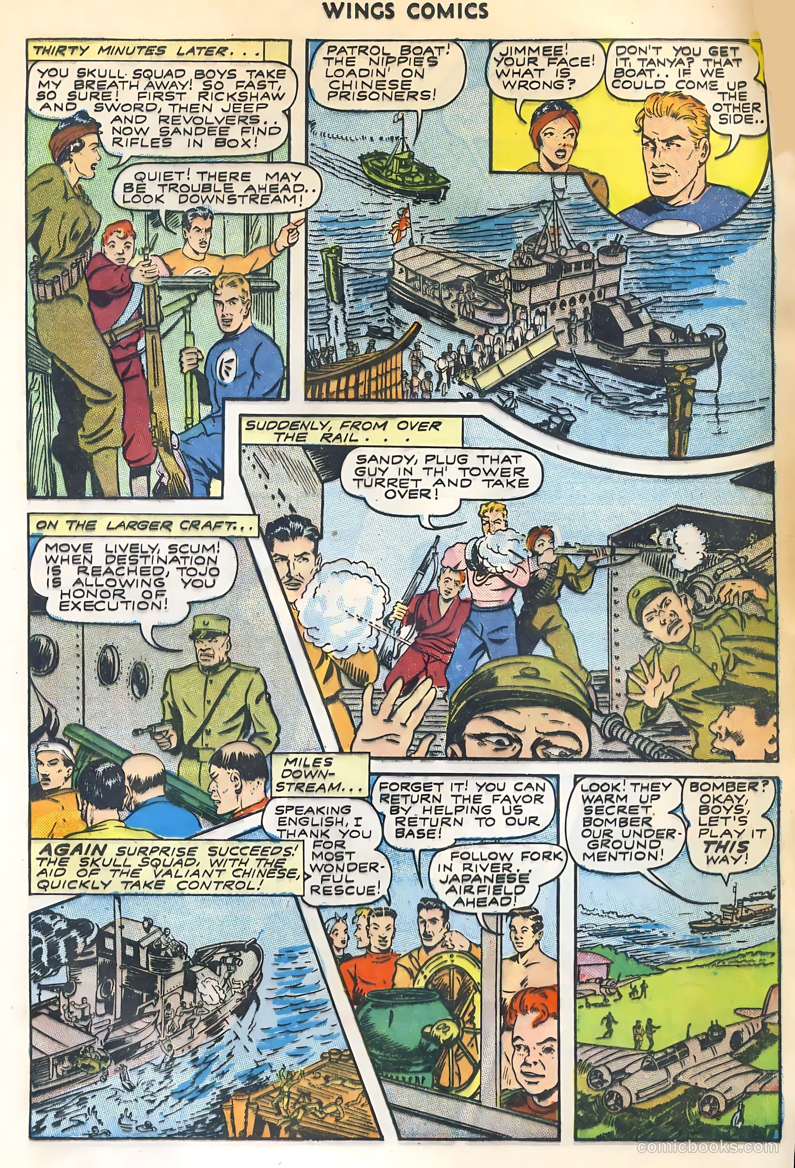 Wings Comics #44 (1944) — page 33 of 52