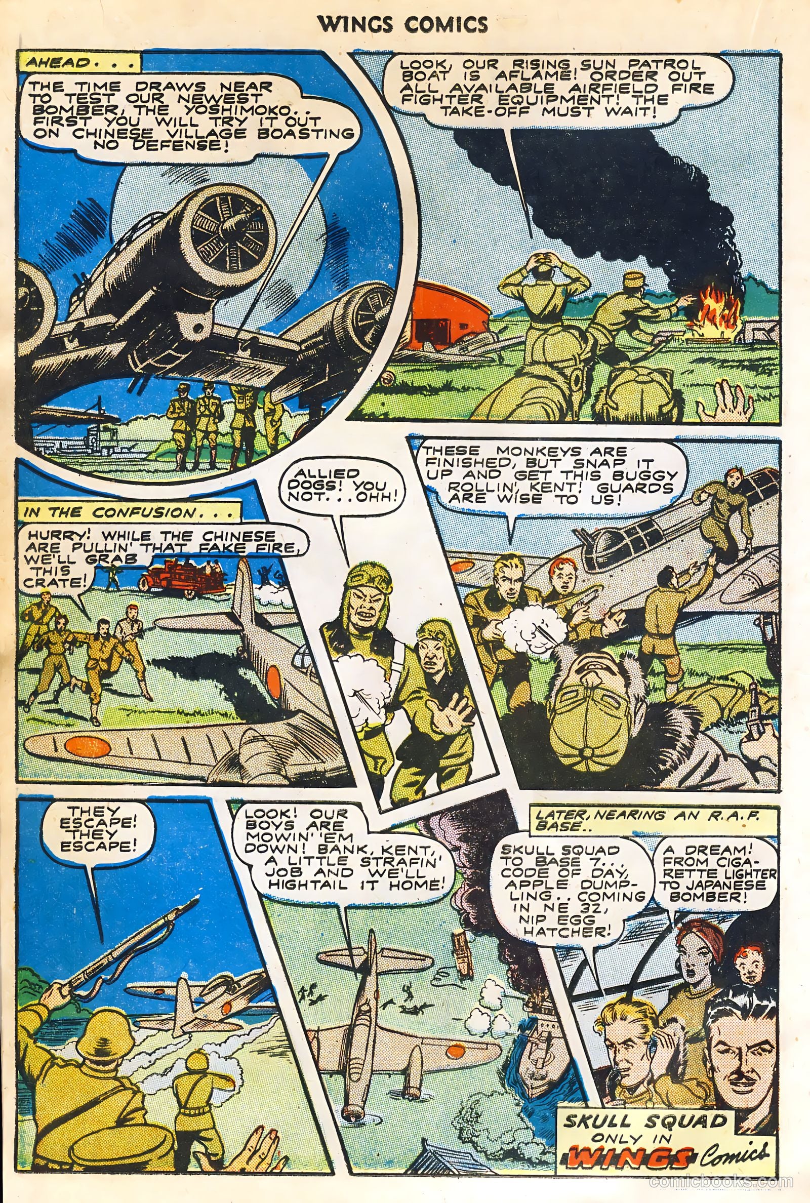 Wings Comics #44 (1944) — page 34 of 52