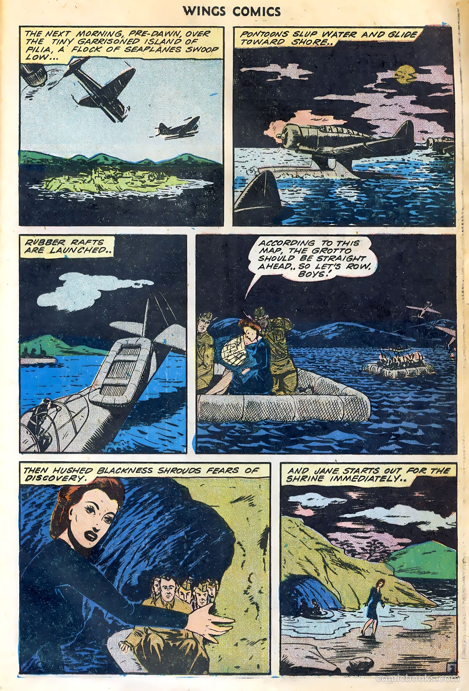 Wings Comics #44 (1944) — page 37 of 52