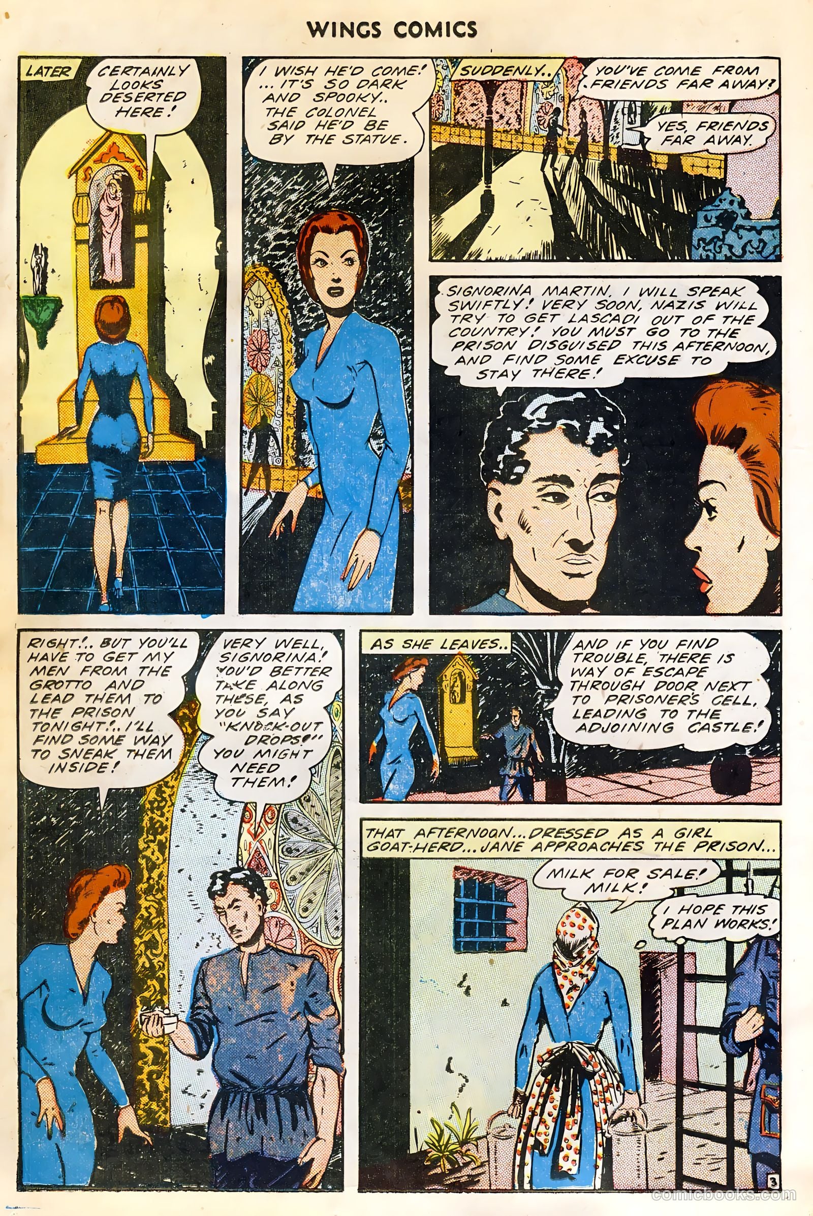 Wings Comics #44 (1944) — page 38 of 52