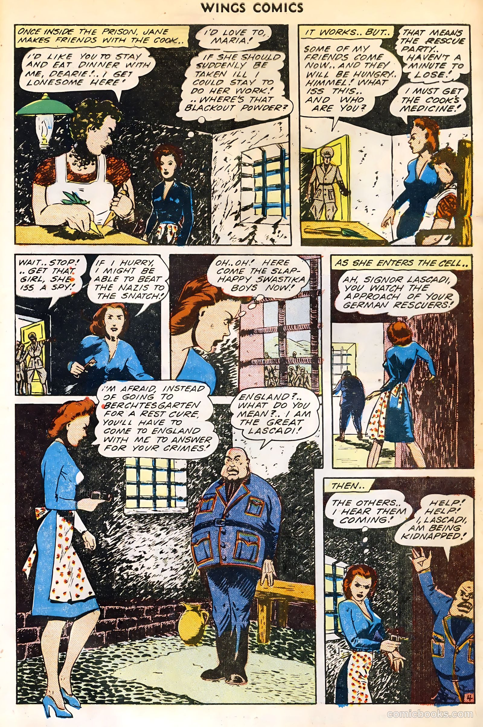 Wings Comics #44 (1944) — page 39 of 52