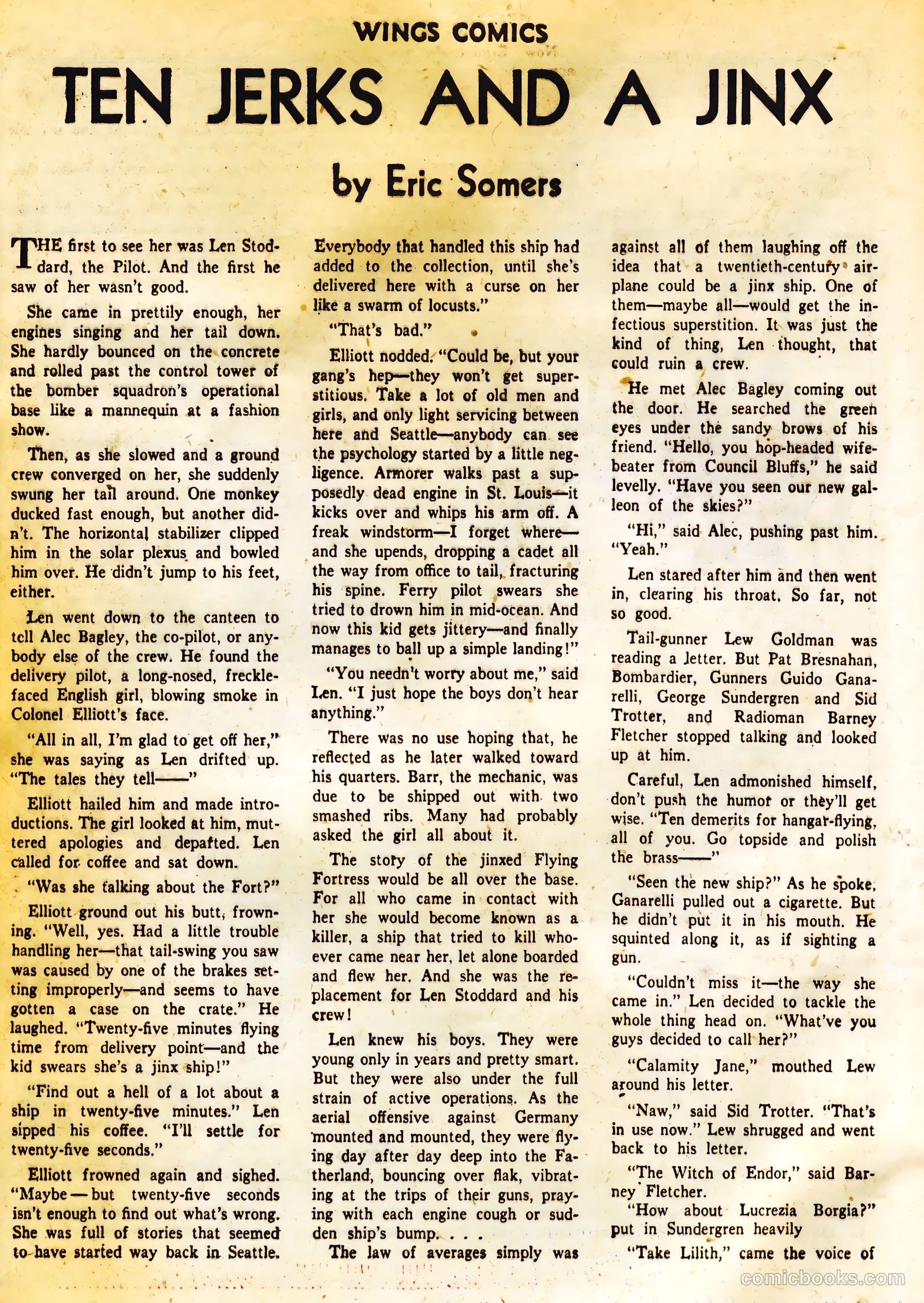 Wings Comics #44 (1944) — page 42 of 52