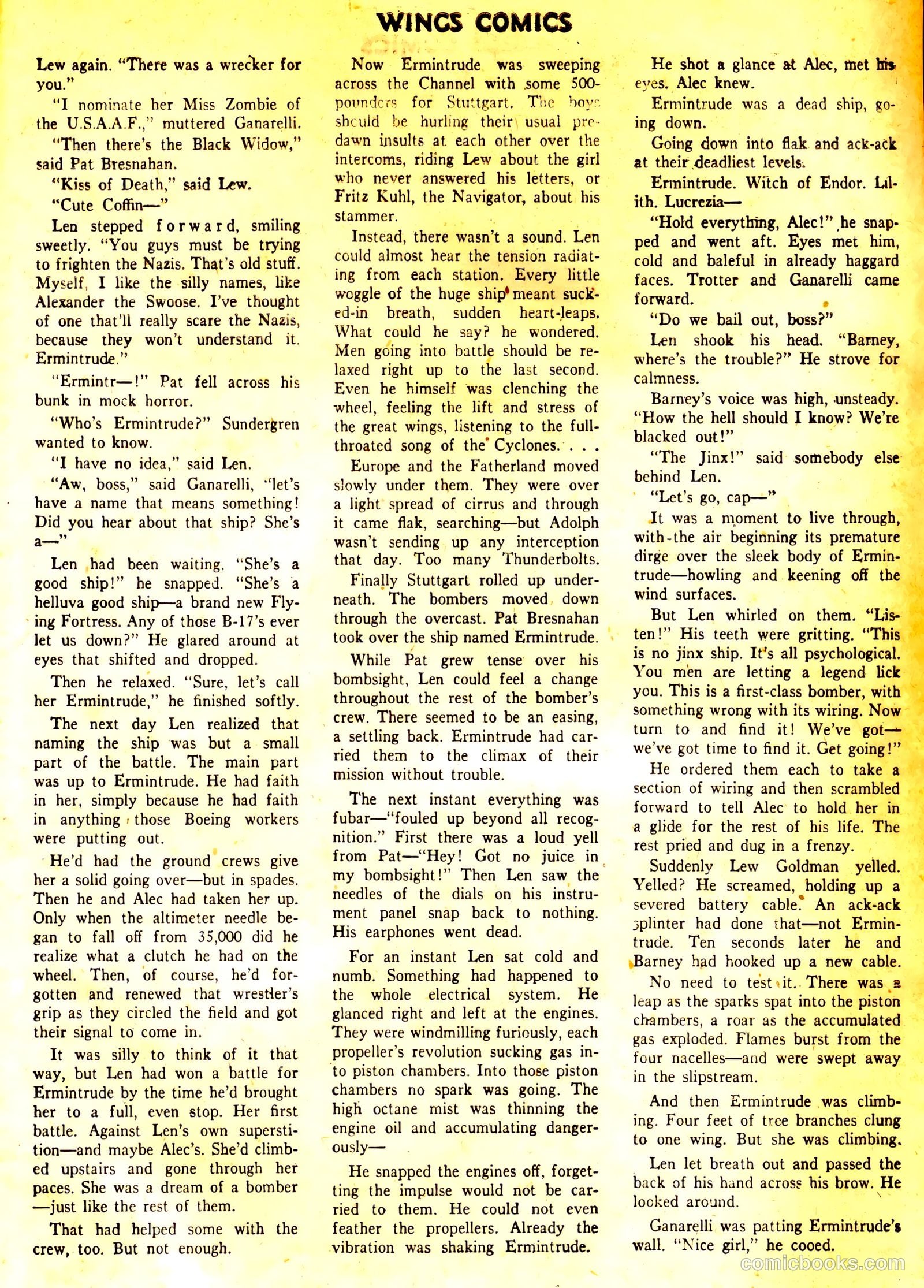 Wings Comics #44 (1944) — page 43 of 52
