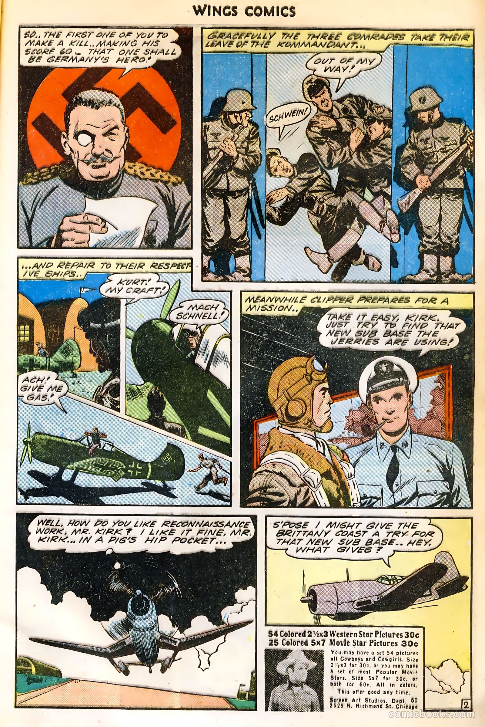 Wings Comics #44 (1944) — page 45 of 52