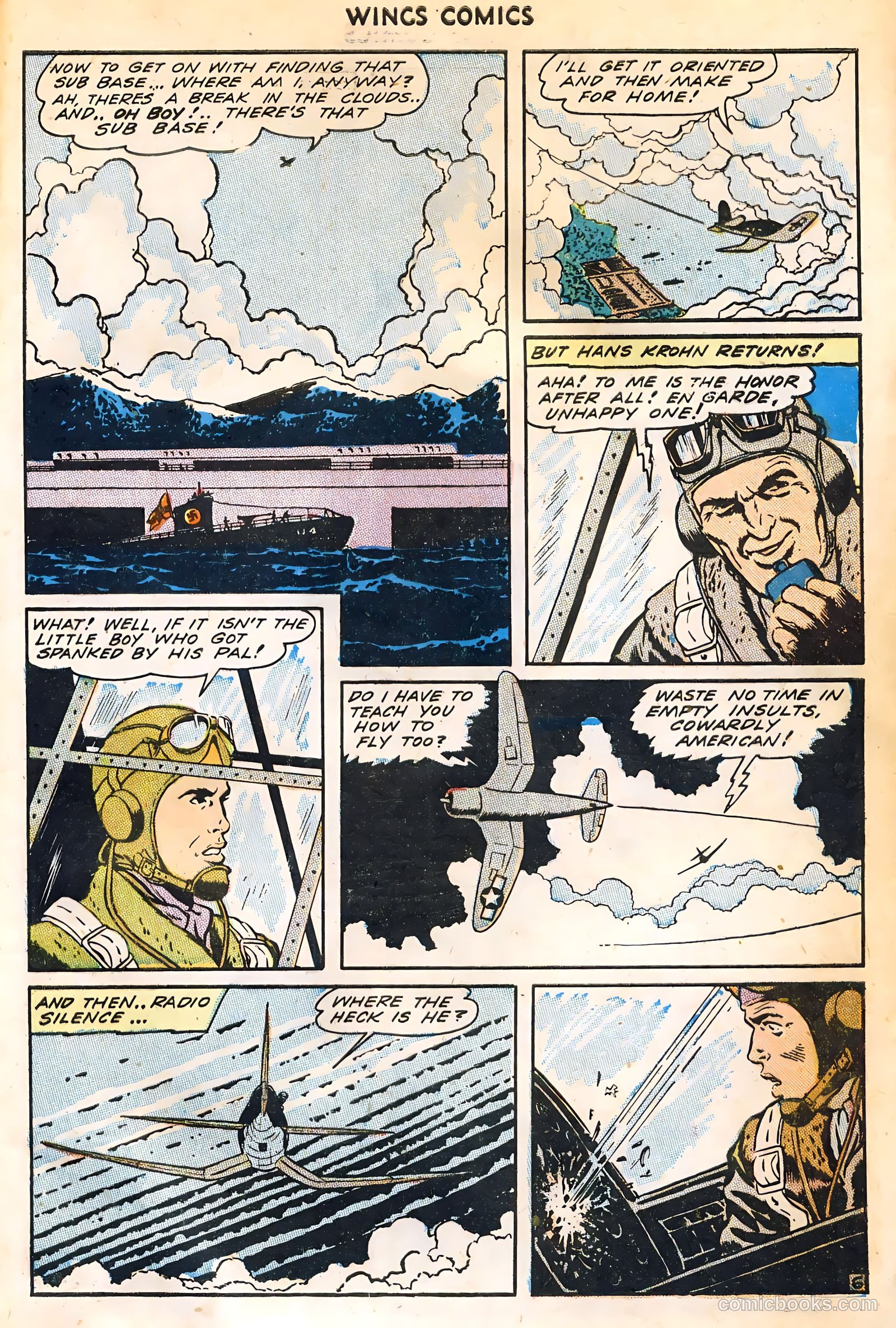 Wings Comics #44 (1944) — page 49 of 52