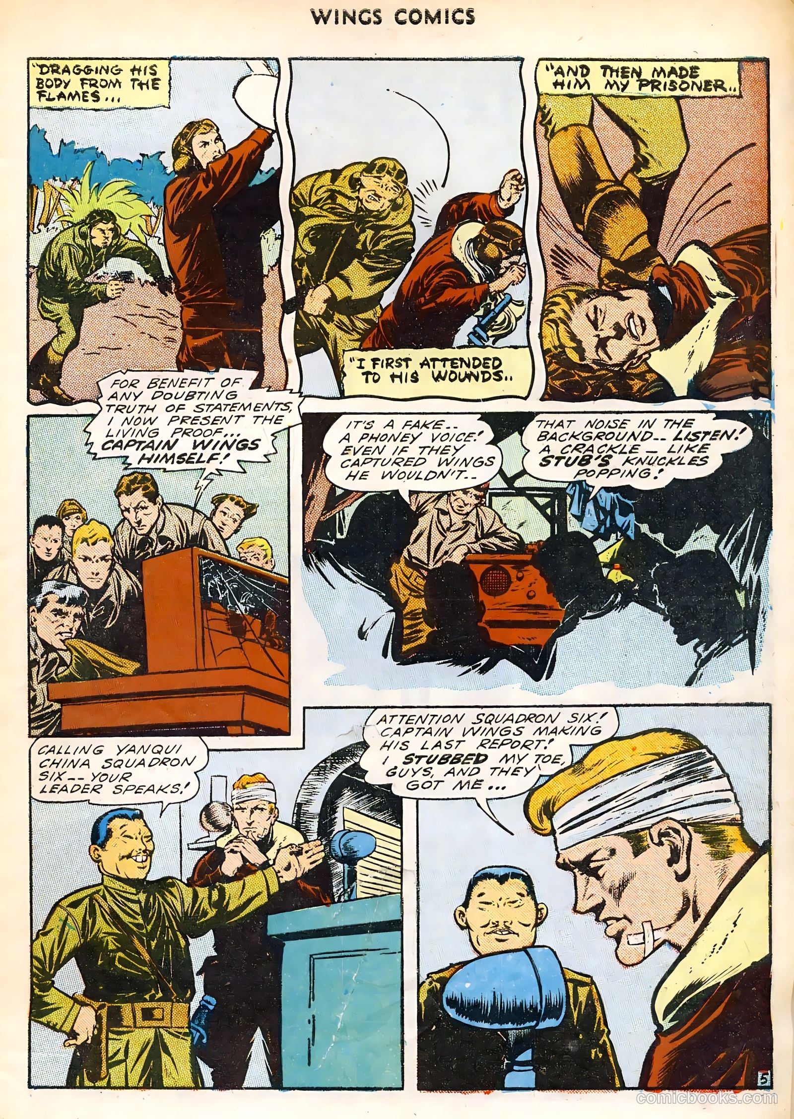 Wings Comics #45 (1944) — page 7 of 52