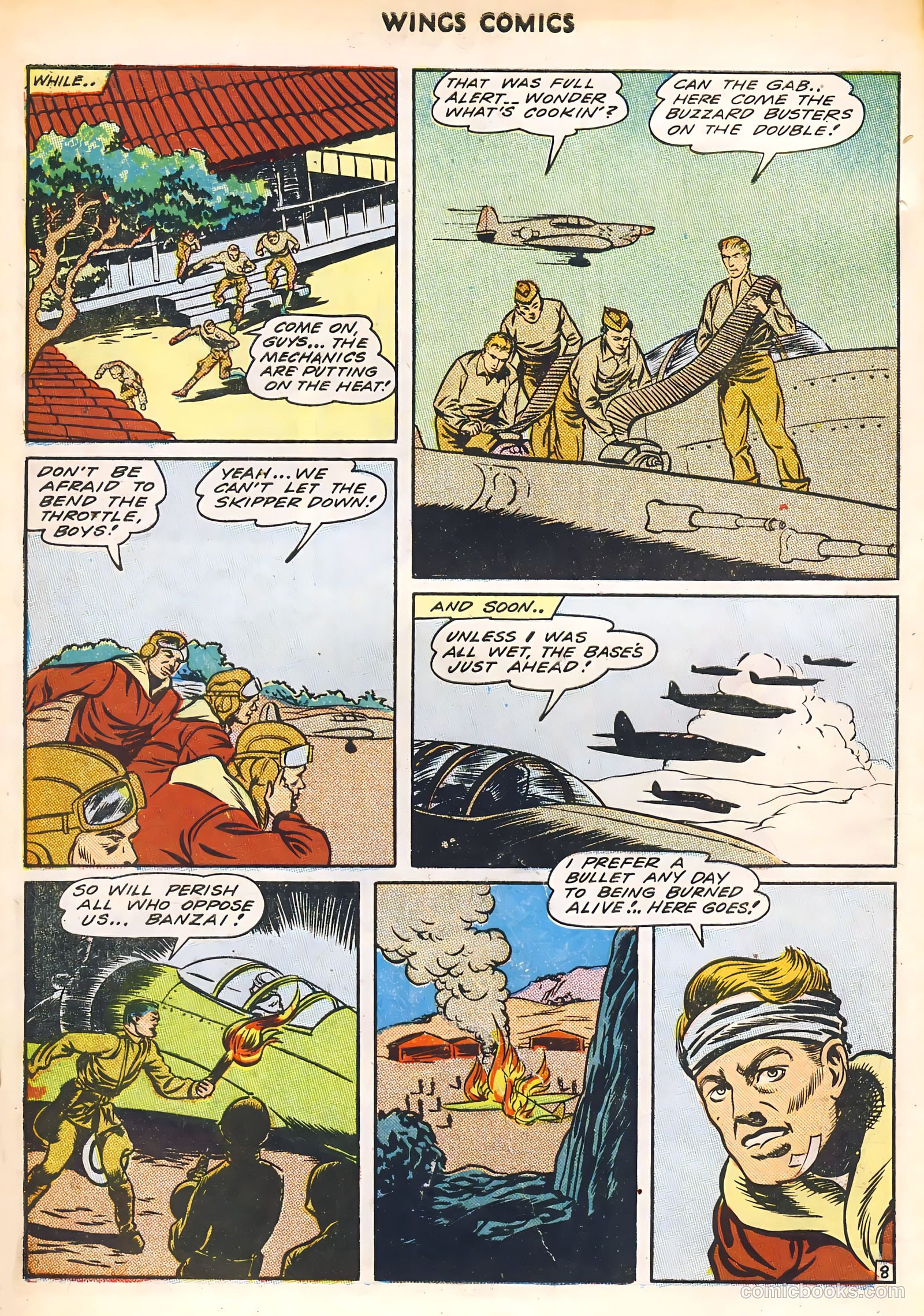 Wings Comics #45 (1944) — page 10 of 52