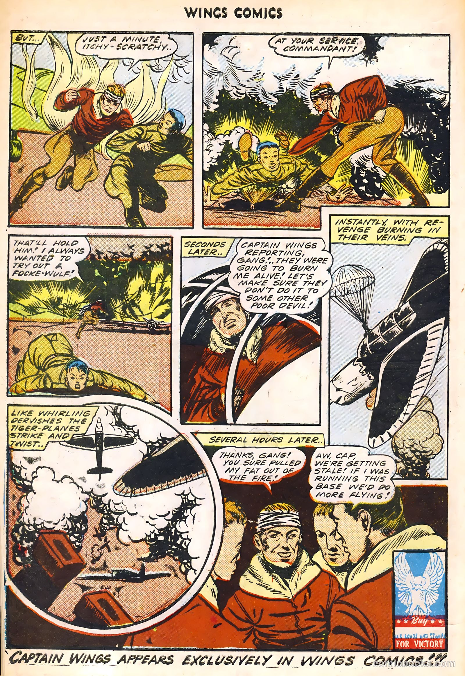 Wings Comics #45 (1944) — page 12 of 52