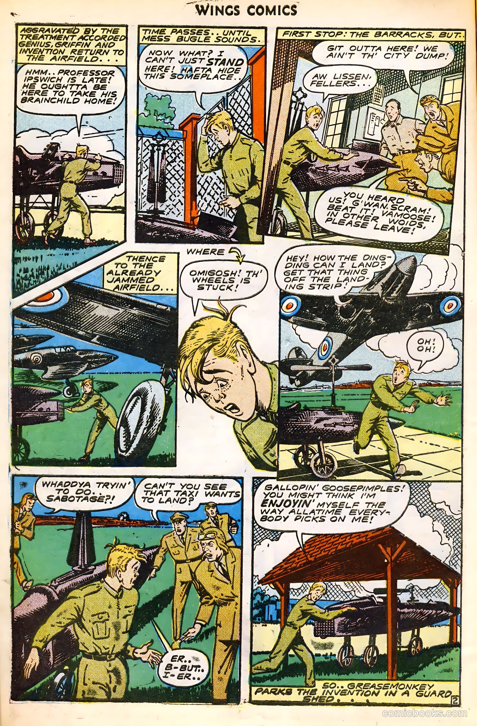 Wings Comics #45 (1944) — page 14 of 52