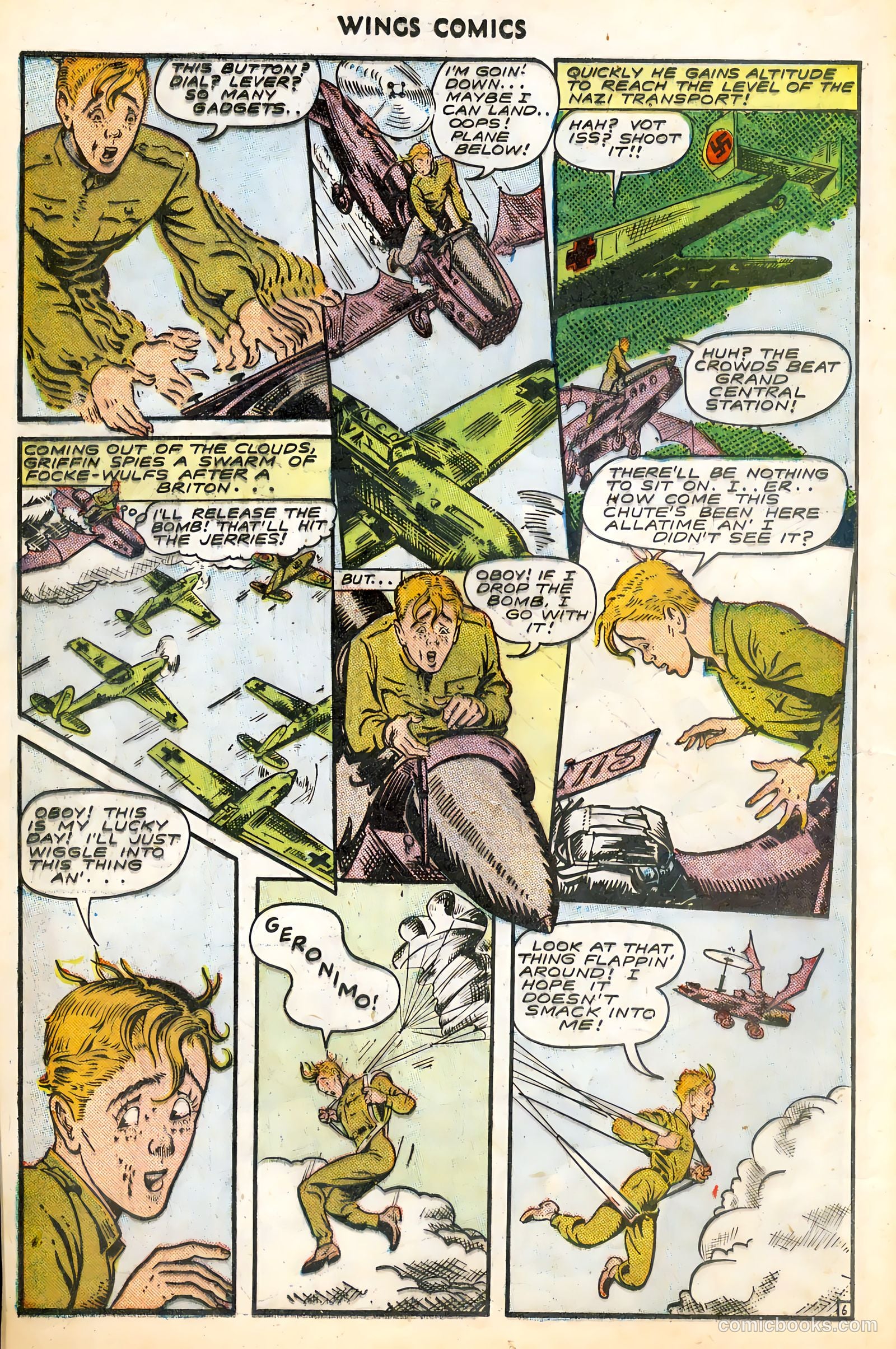 Wings Comics #45 (1944) — page 18 of 52