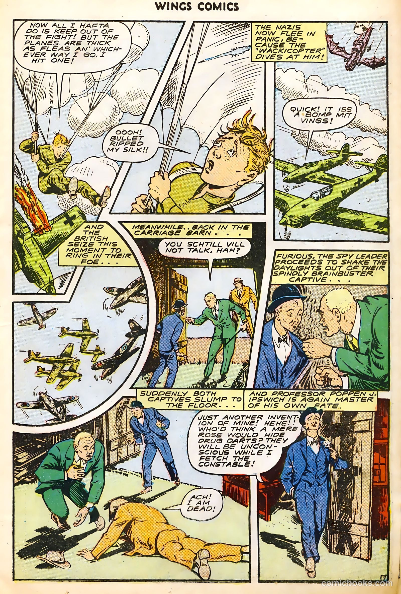 Wings Comics #45 (1944) — page 19 of 52