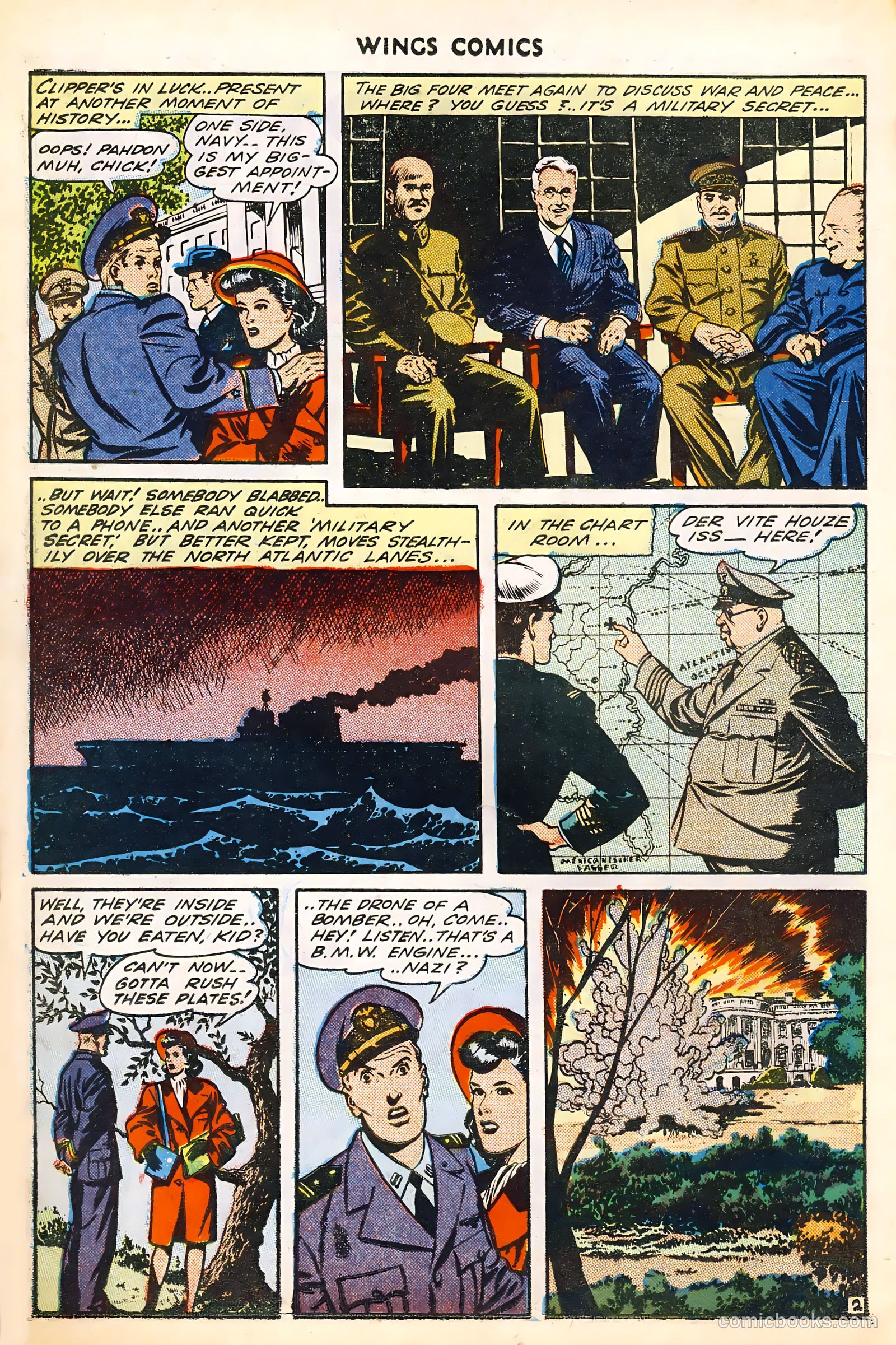 Wings Comics #45 (1944) — page 22 of 52