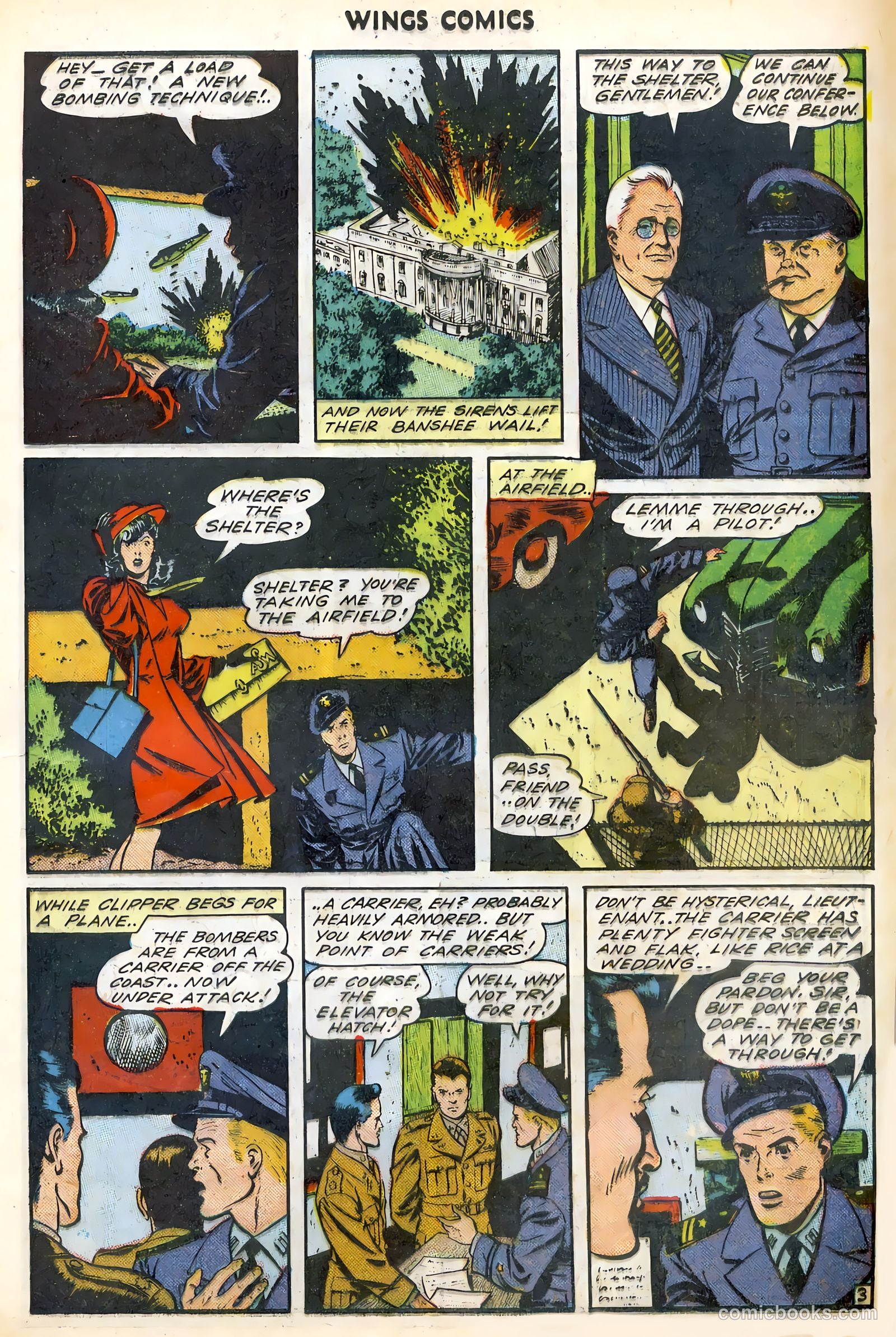 Wings Comics #45 (1944) — page 23 of 52