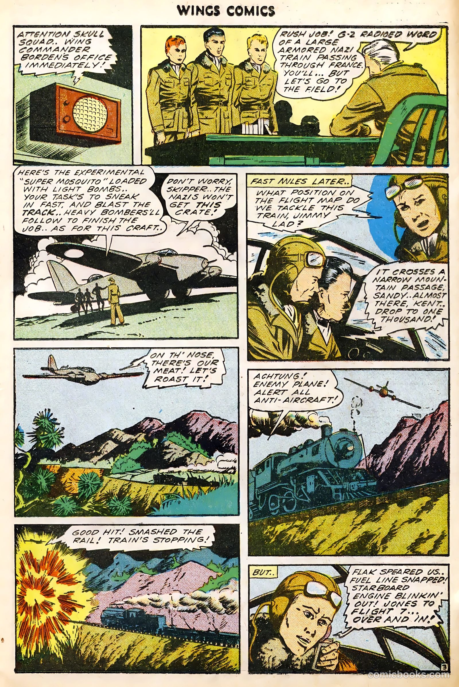 Wings Comics #45 (1944) — page 29 of 52