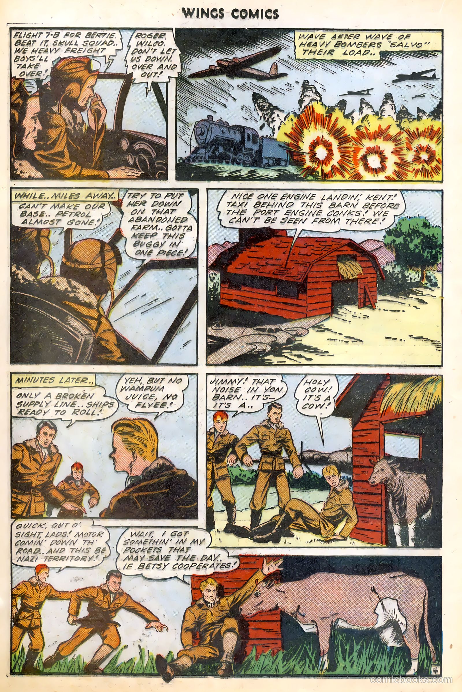 Wings Comics #45 (1944) — page 30 of 52