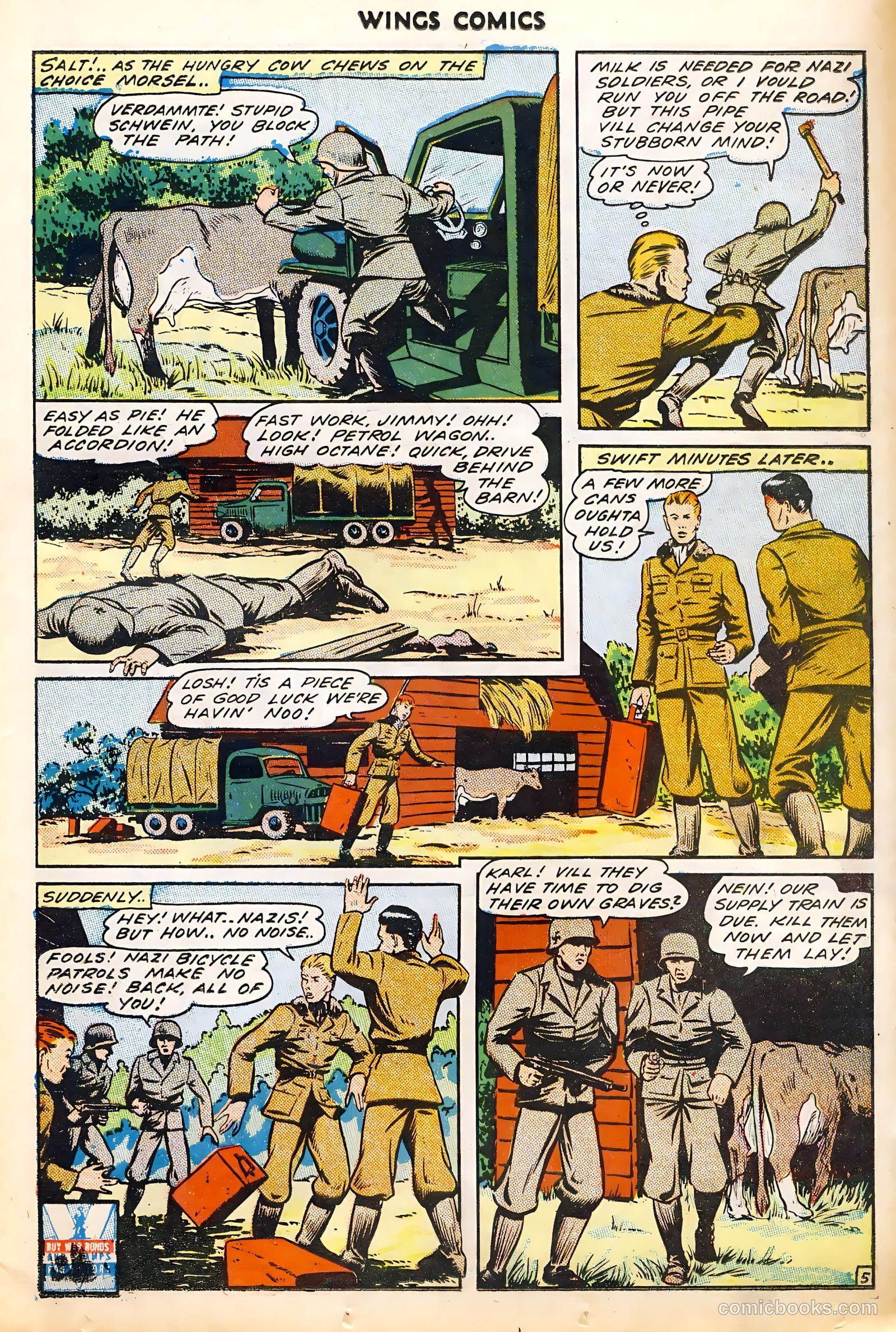 Wings Comics #45 (1944) — page 31 of 52
