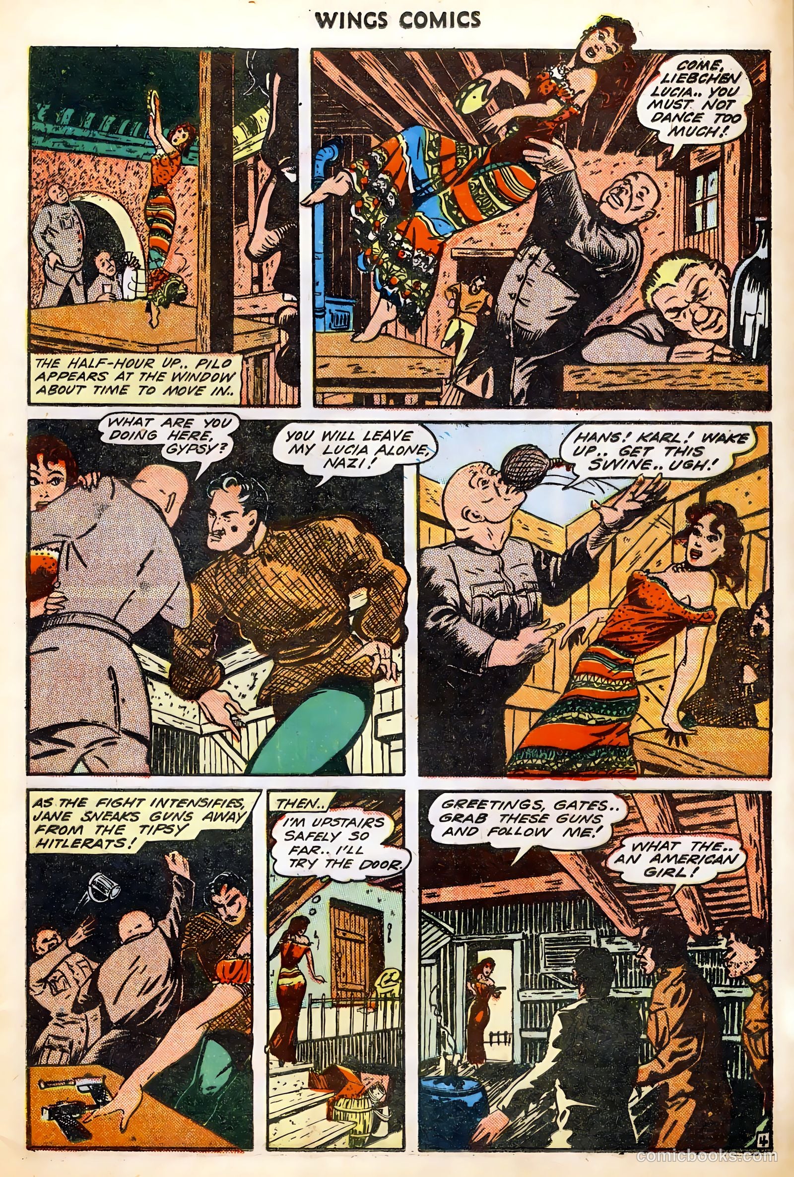 Wings Comics #45 (1944) — page 37 of 52