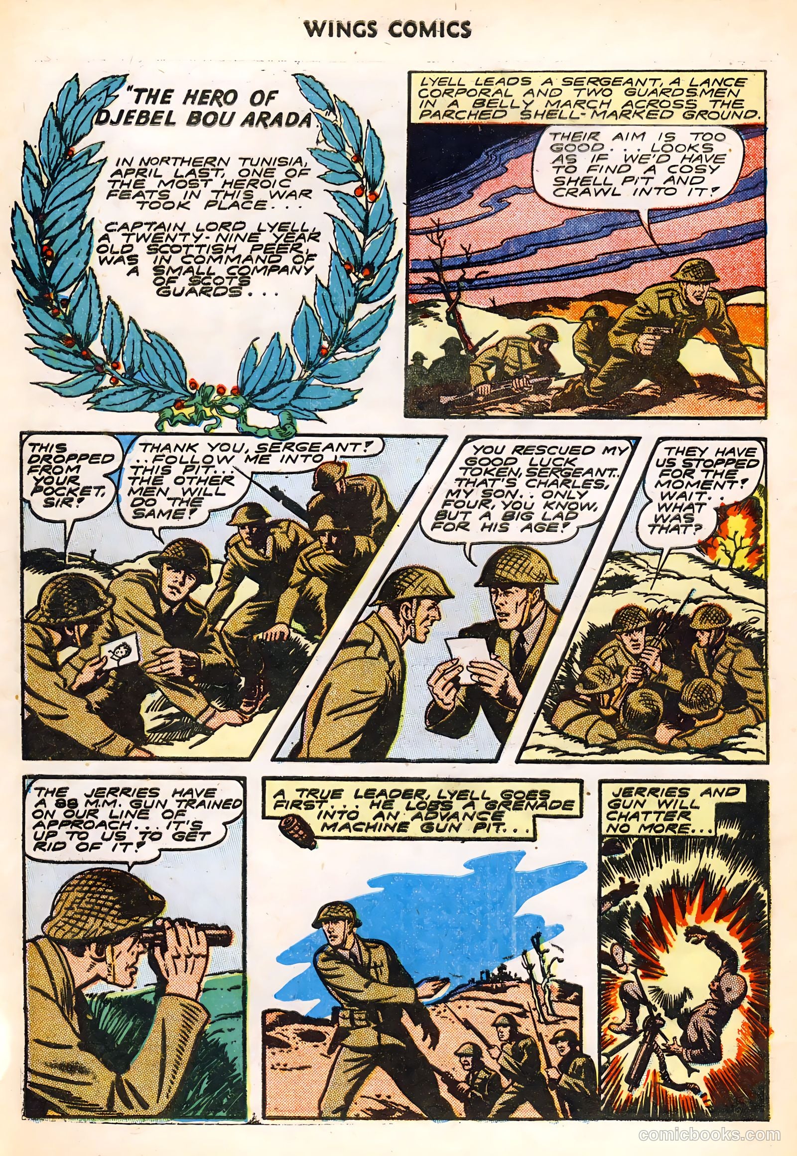 Wings Comics #45 (1944) — page 40 of 52