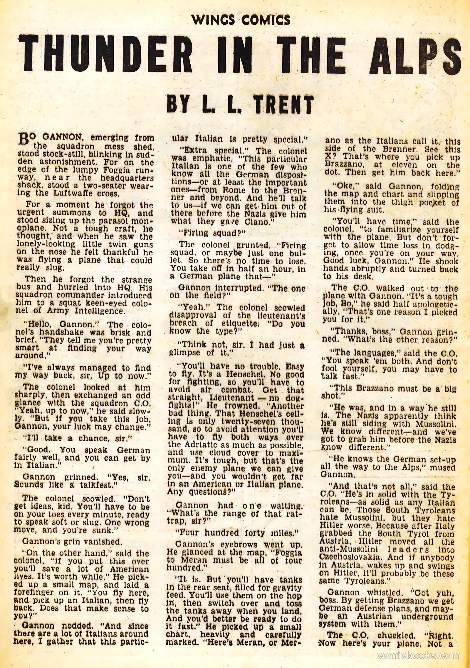 Wings Comics #45 (1944) — page 42 of 52