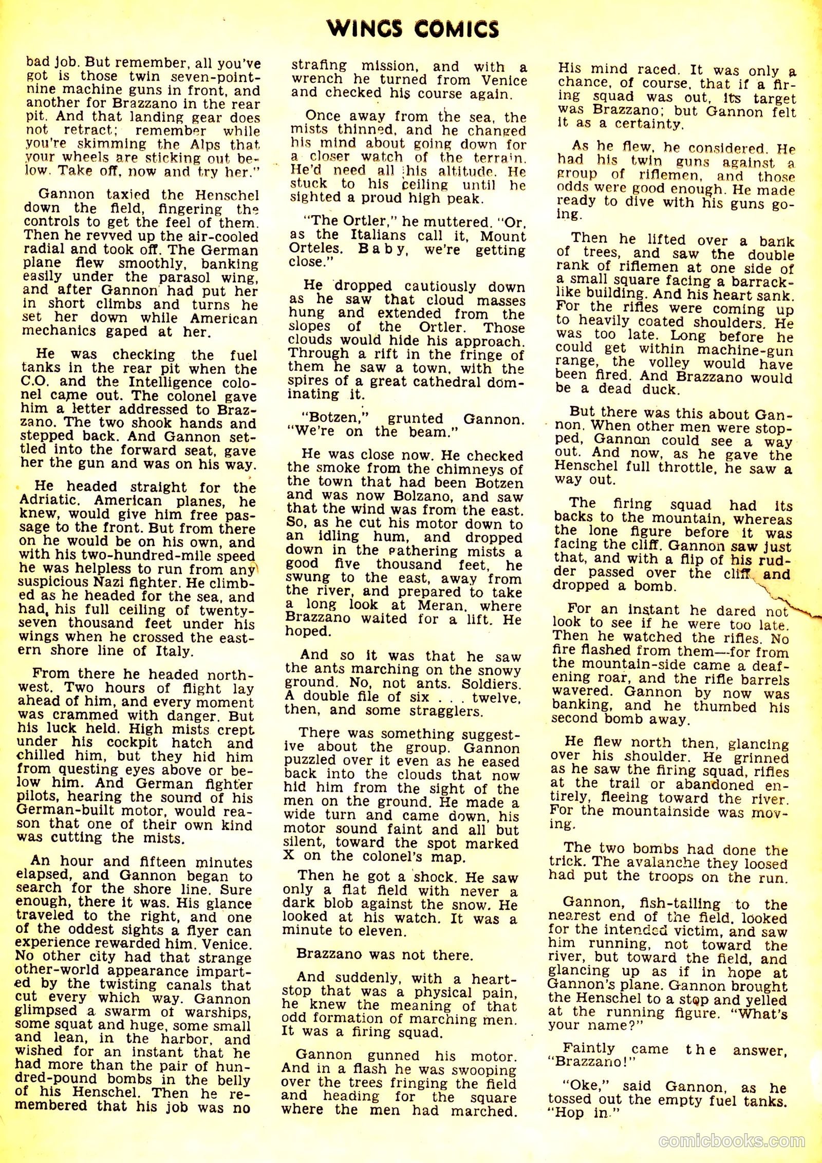 Wings Comics #45 (1944) — page 43 of 52