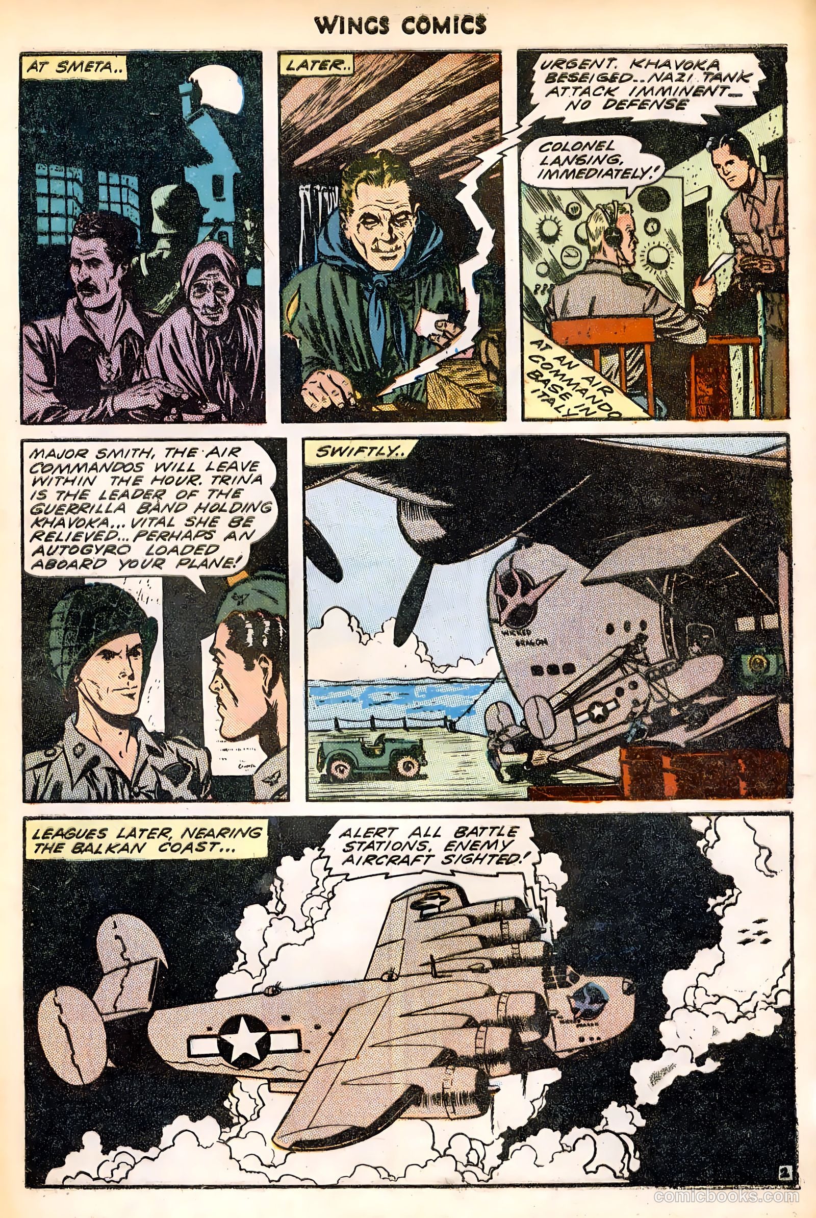 Wings Comics #45 (1944) — page 45 of 52