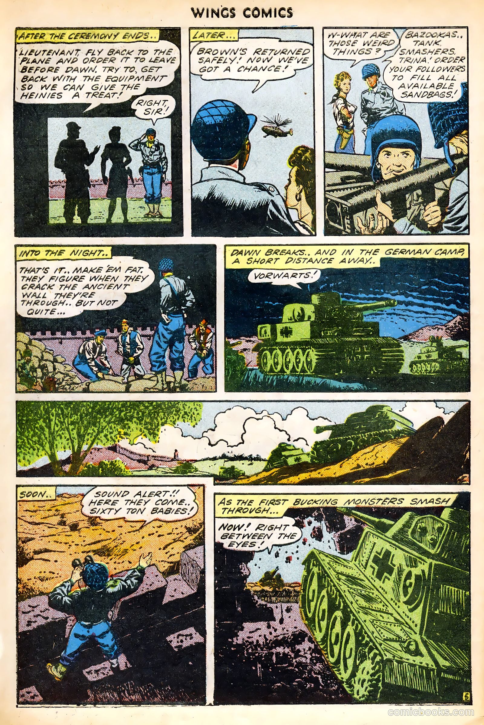 Wings Comics #45 (1944) — page 48 of 52