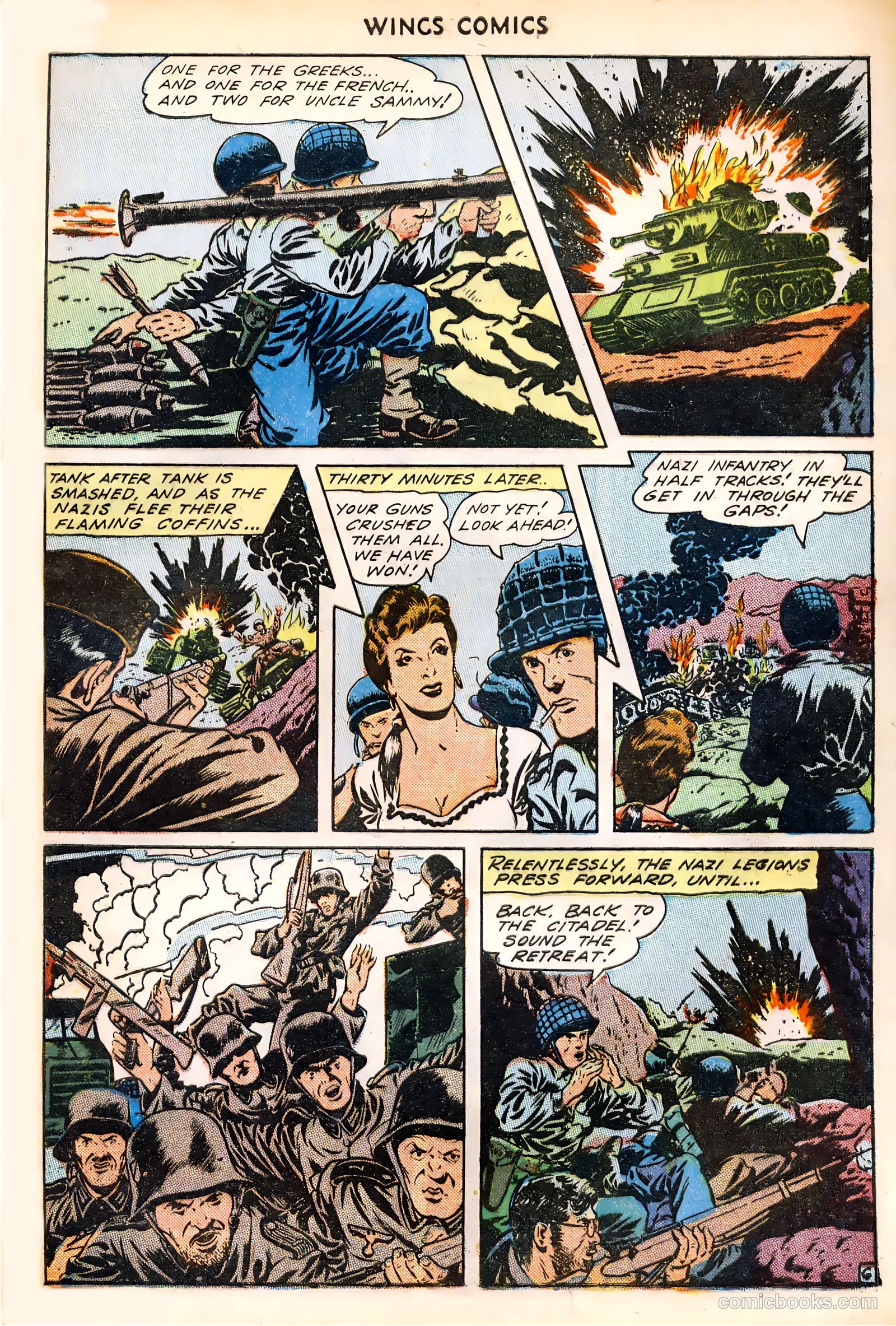 Wings Comics #45 (1944) — page 49 of 52
