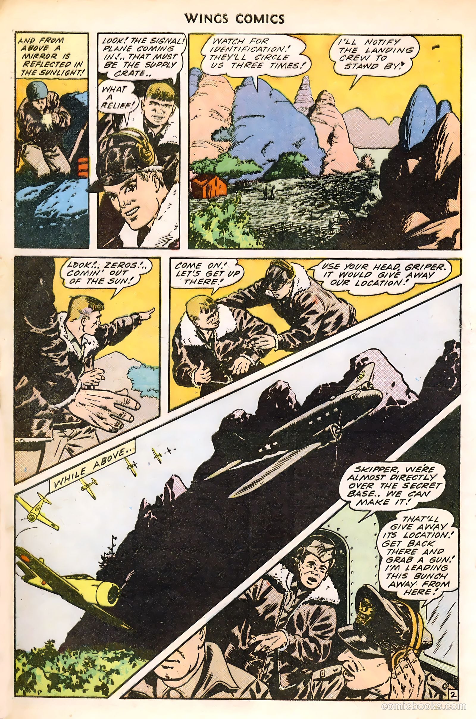 Wings Comics #46 (1944) — page 4 of 52