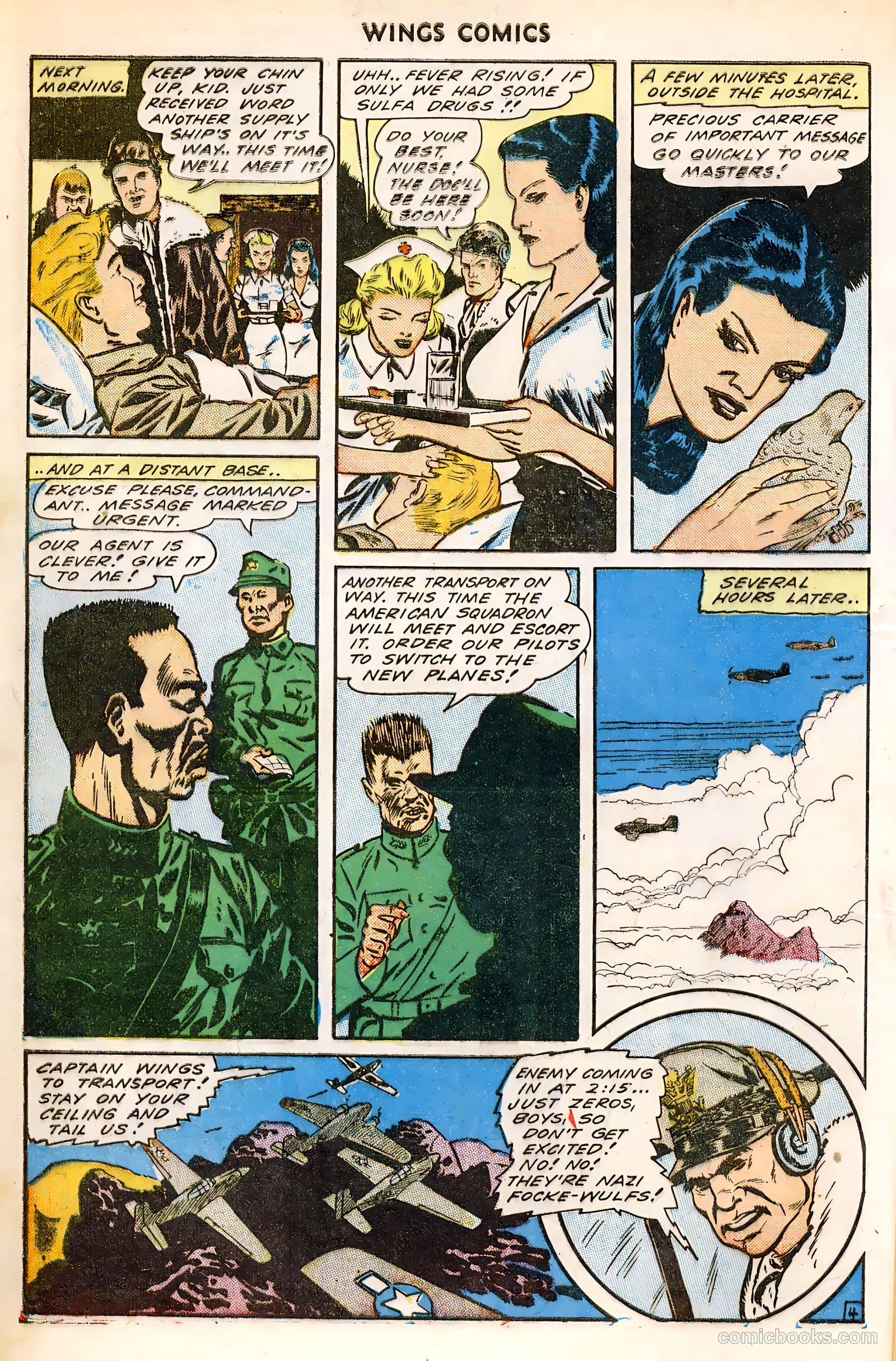 Wings Comics #46 (1944) — page 6 of 52