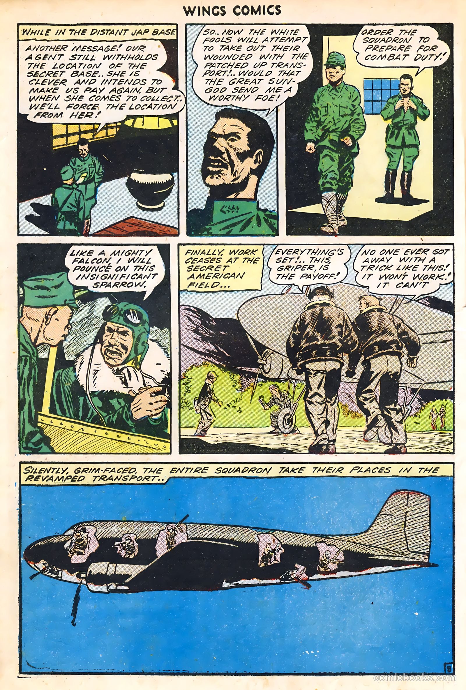 Wings Comics #46 (1944) — page 10 of 52