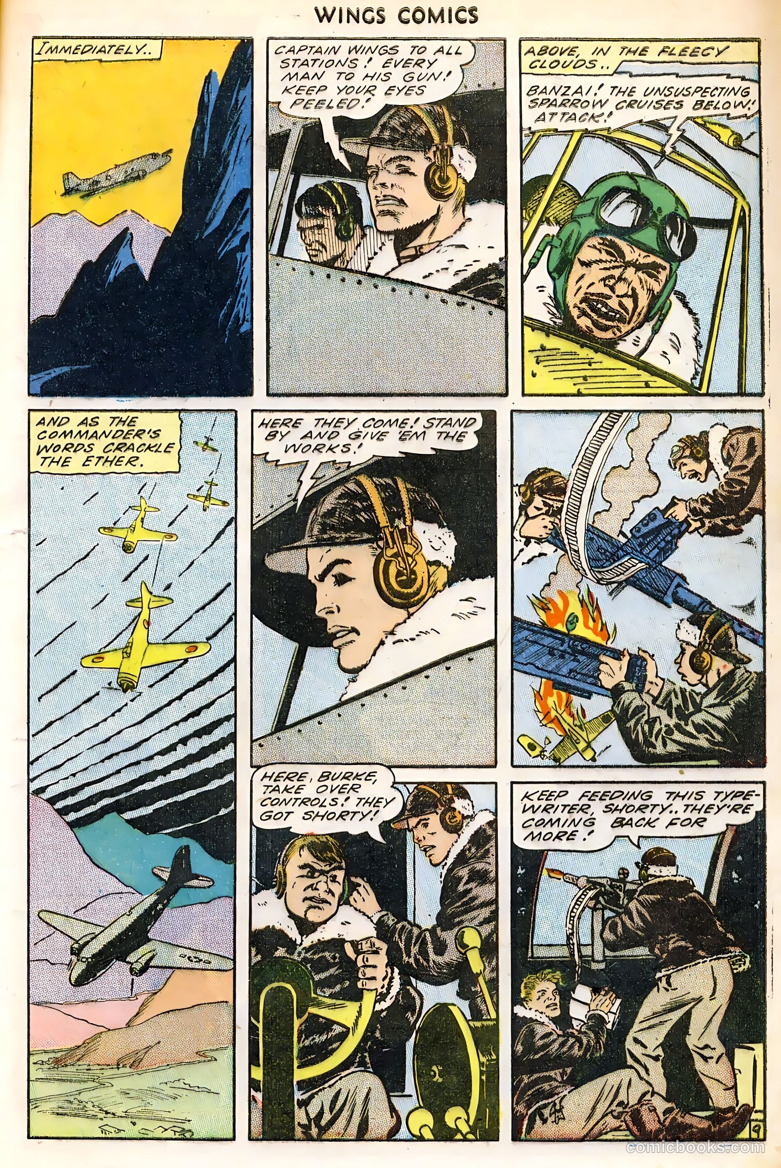 Wings Comics #46 (1944) — page 11 of 52