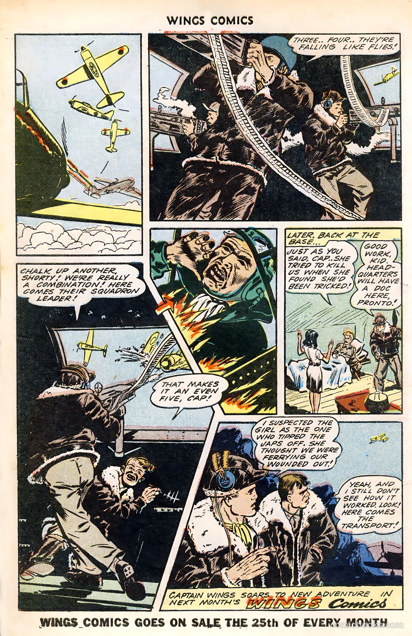 Wings Comics #46 (1944) — page 12 of 52