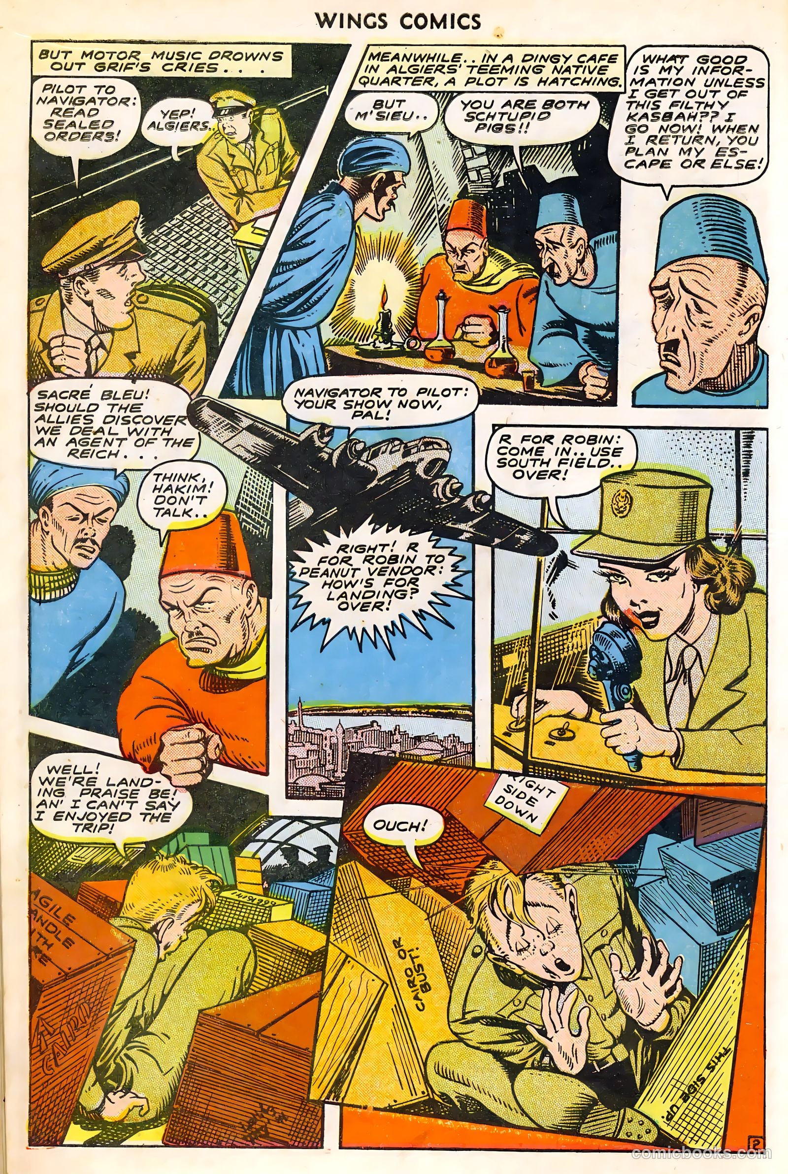 Wings Comics #46 (1944) — page 14 of 52
